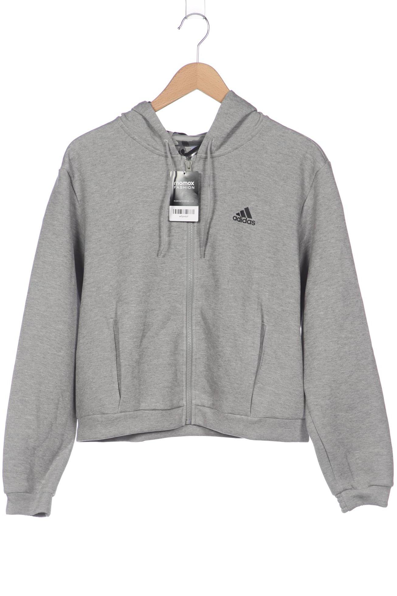 

adidas Damen Kapuzenpullover, grau, Gr. 38