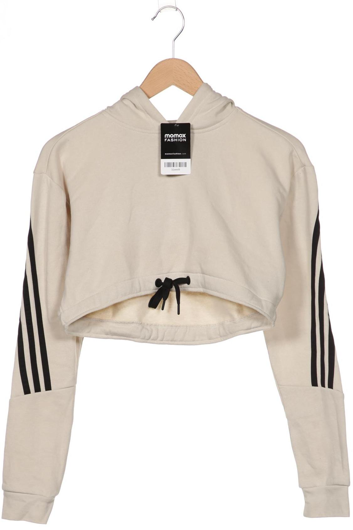 

adidas Damen Kapuzenpullover, beige, Gr. 34