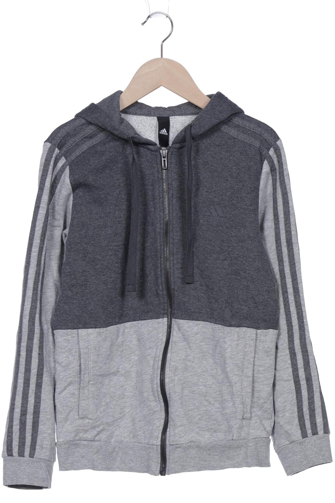

adidas Damen Kapuzenpullover, grau, Gr. 36