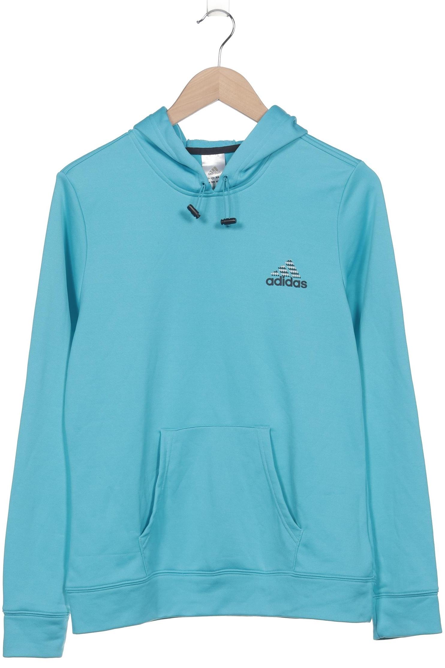

adidas Damen Kapuzenpullover, blau, Gr. 40