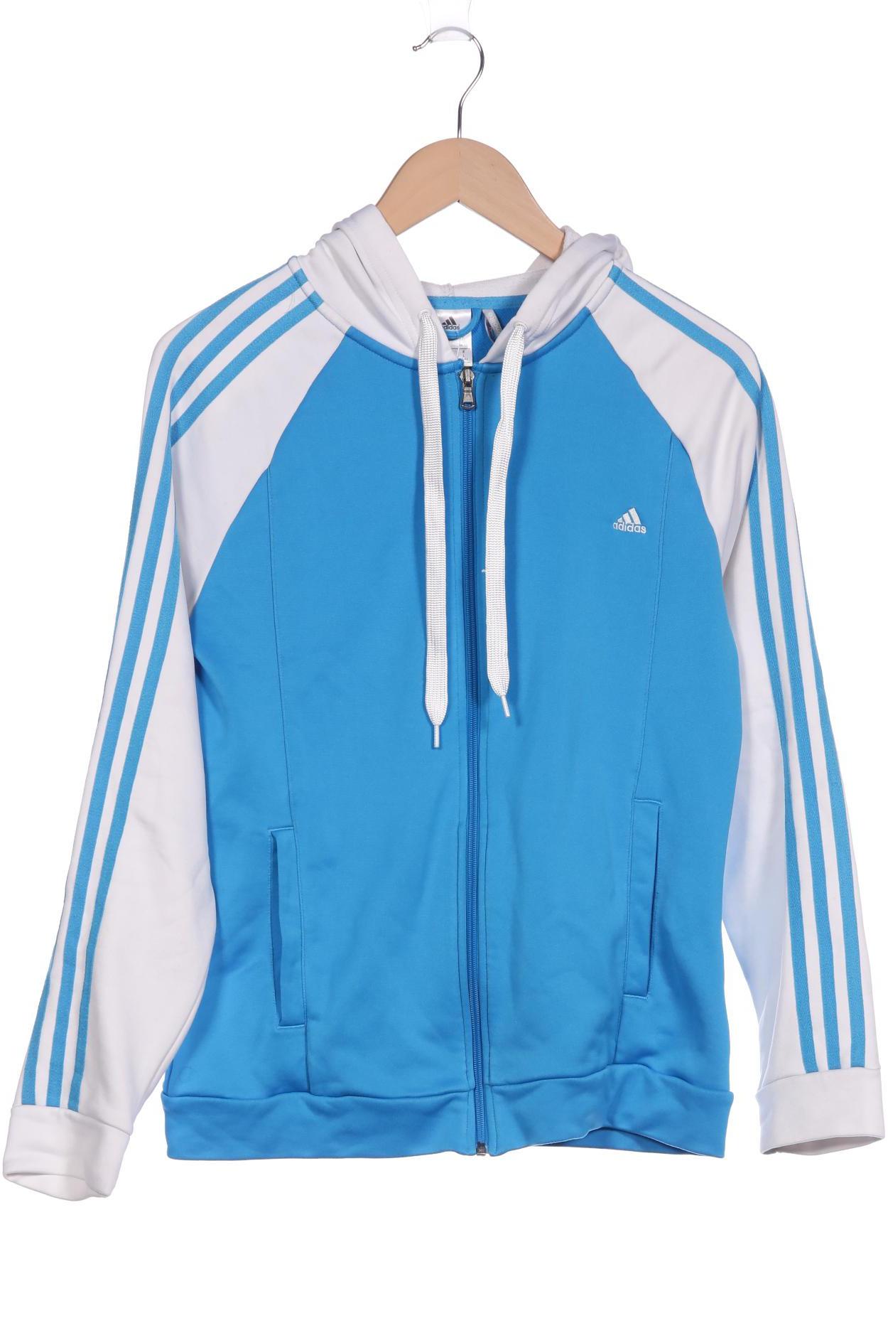

adidas Damen Kapuzenpullover, blau, Gr. 42