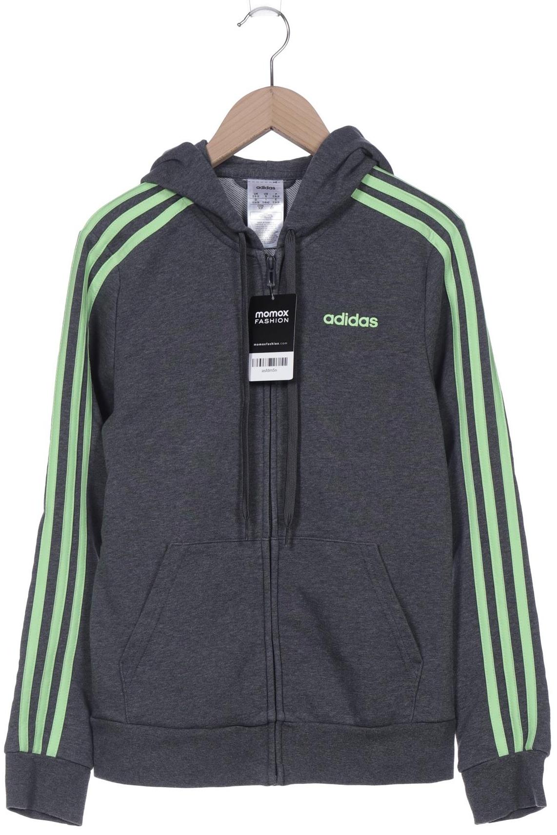 

adidas Damen Kapuzenpullover, grau, Gr. 36