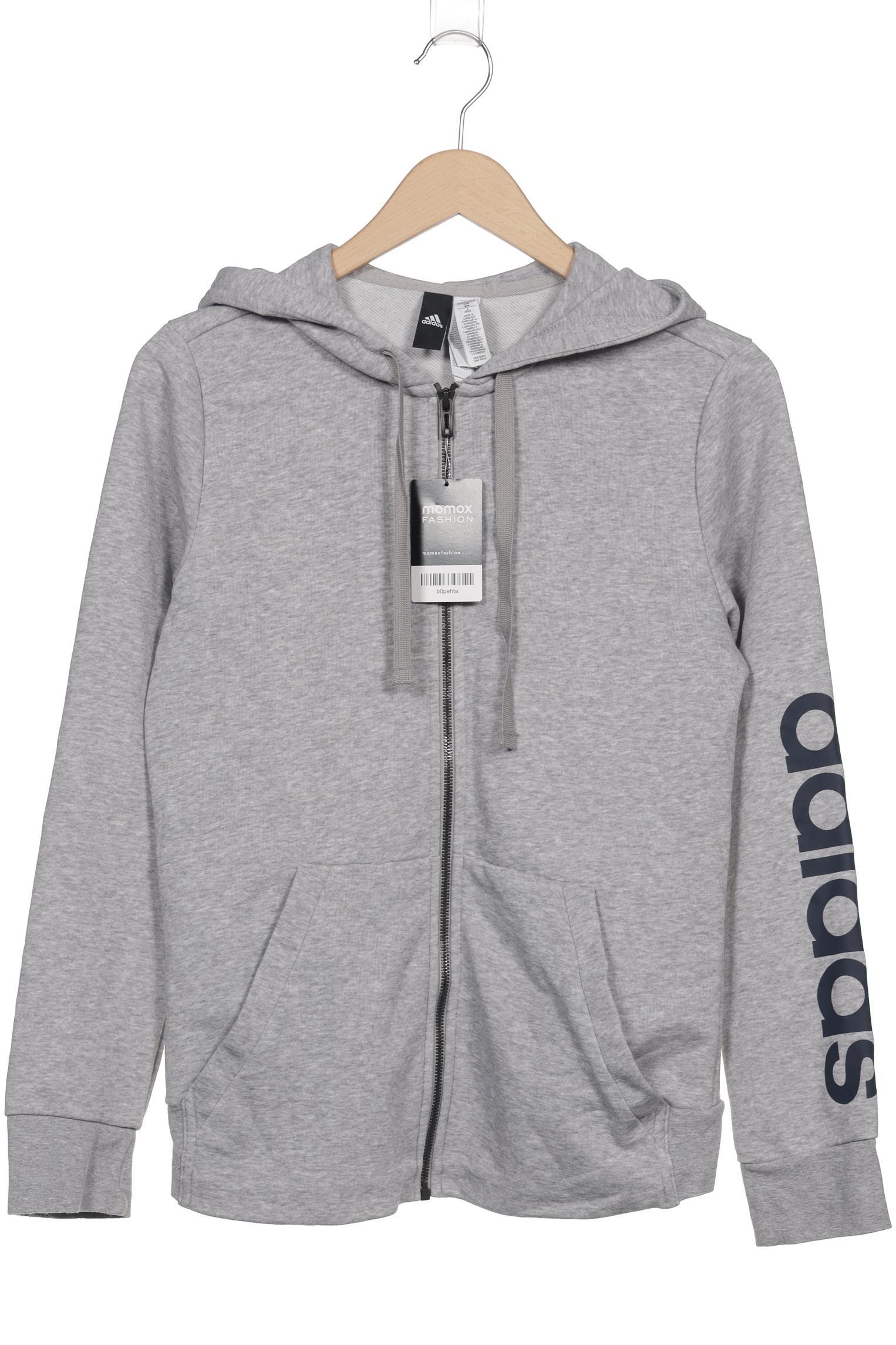 

adidas Damen Kapuzenpullover, grau, Gr. 38