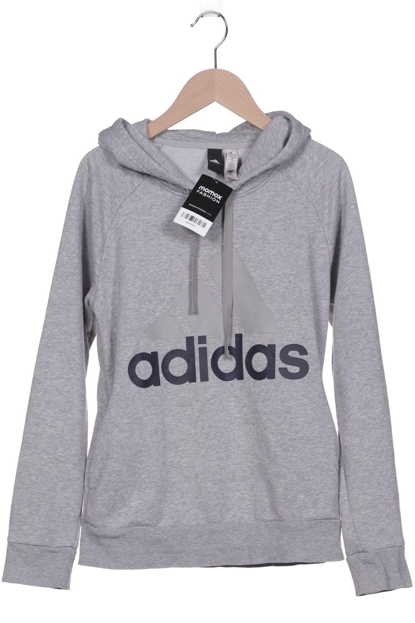 

adidas Damen Kapuzenpullover, grau, Gr. 34