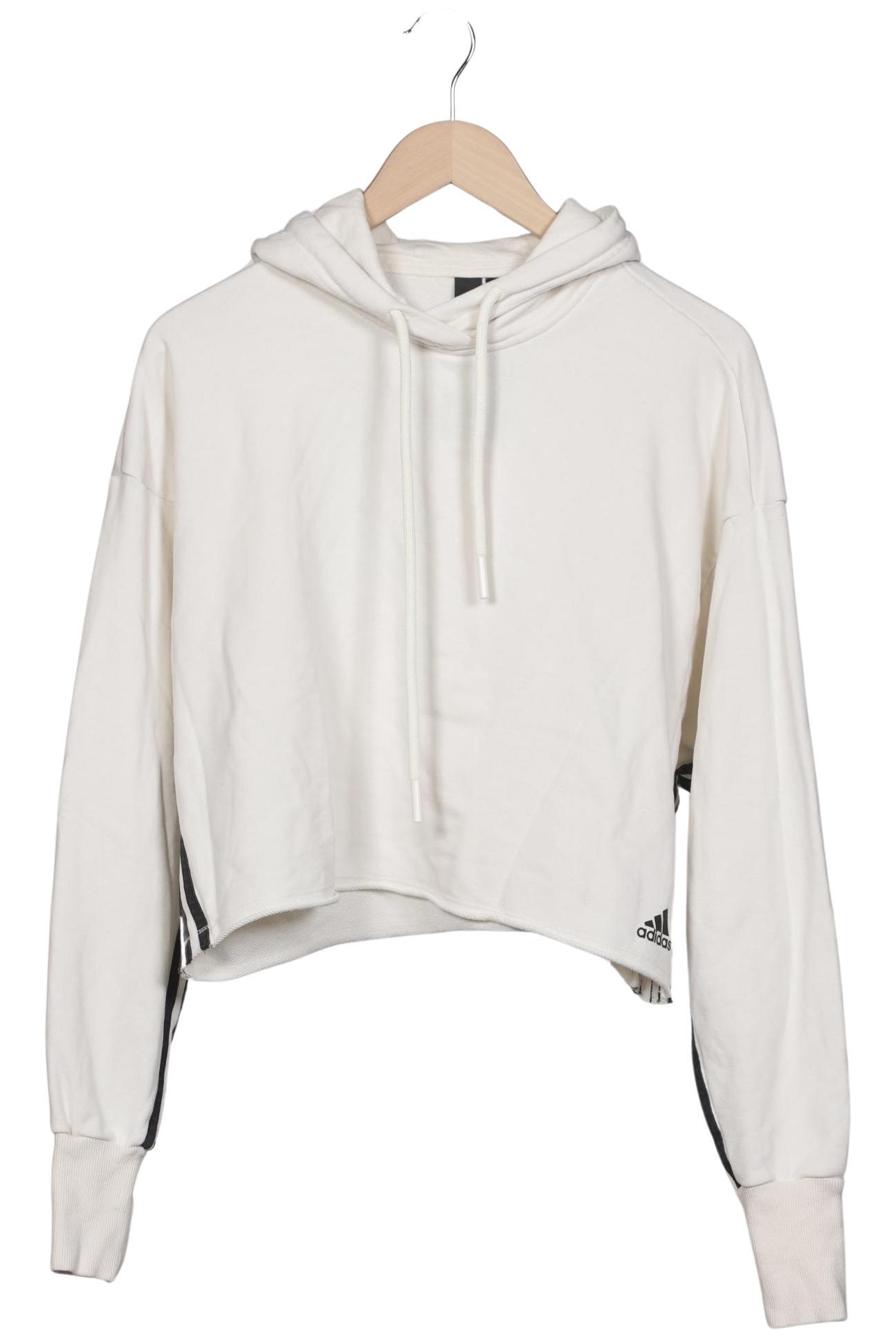 

adidas Damen Kapuzenpullover, cremeweiß, Gr. 38