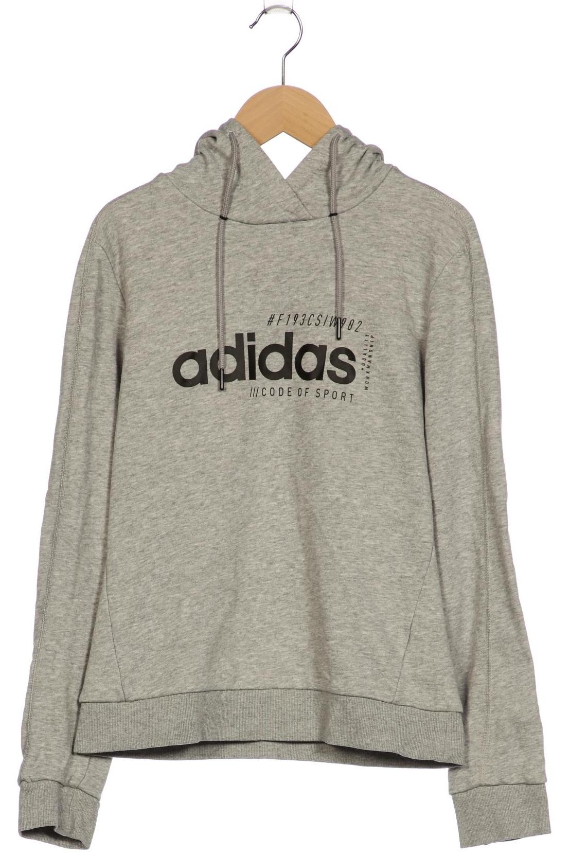 

adidas Damen Kapuzenpullover, grau, Gr. 36