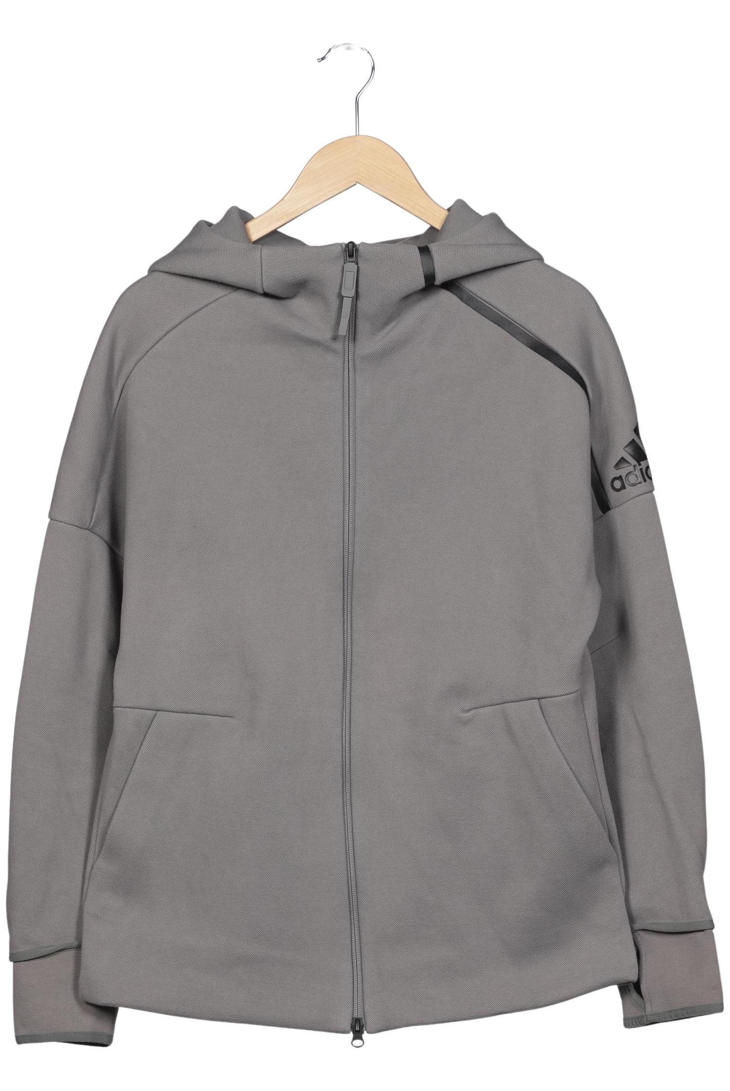 

adidas Damen Kapuzenpullover, grau, Gr. 42