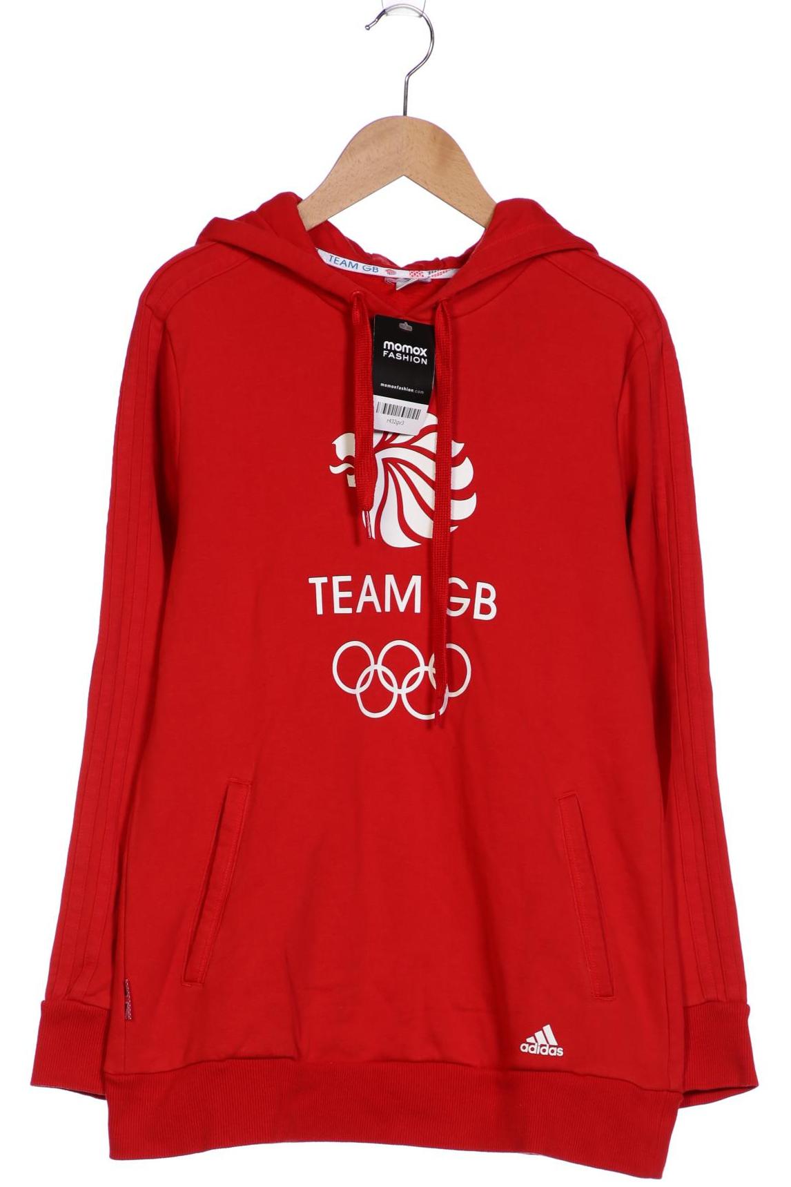 

adidas Damen Kapuzenpullover, rot, Gr. 38