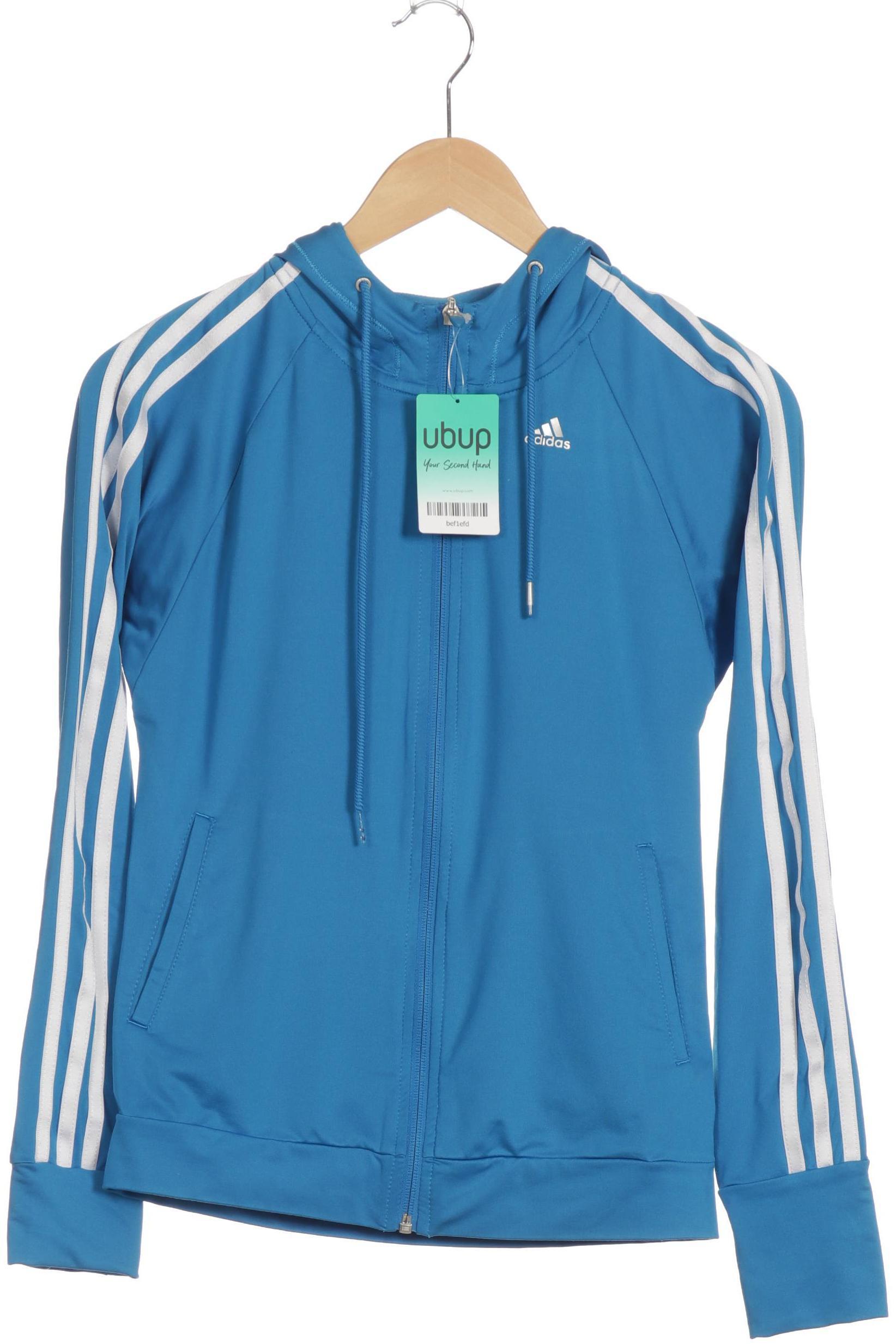 

adidas Damen Kapuzenpullover, blau, Gr.