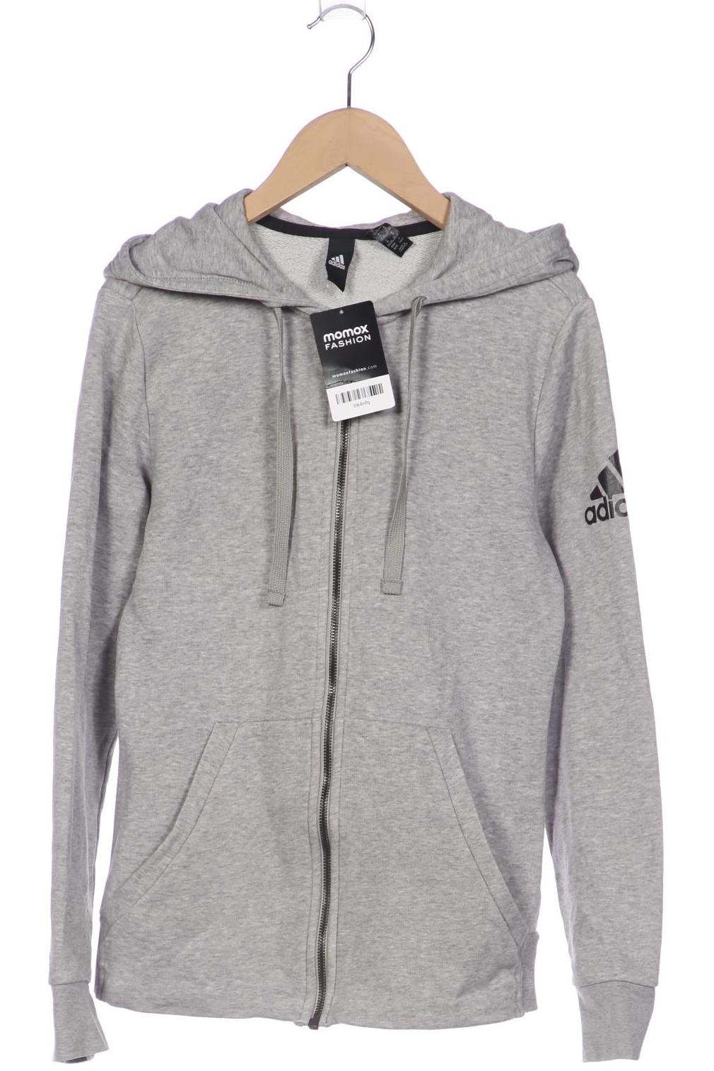 

adidas Damen Kapuzenpullover, grau, Gr. 38