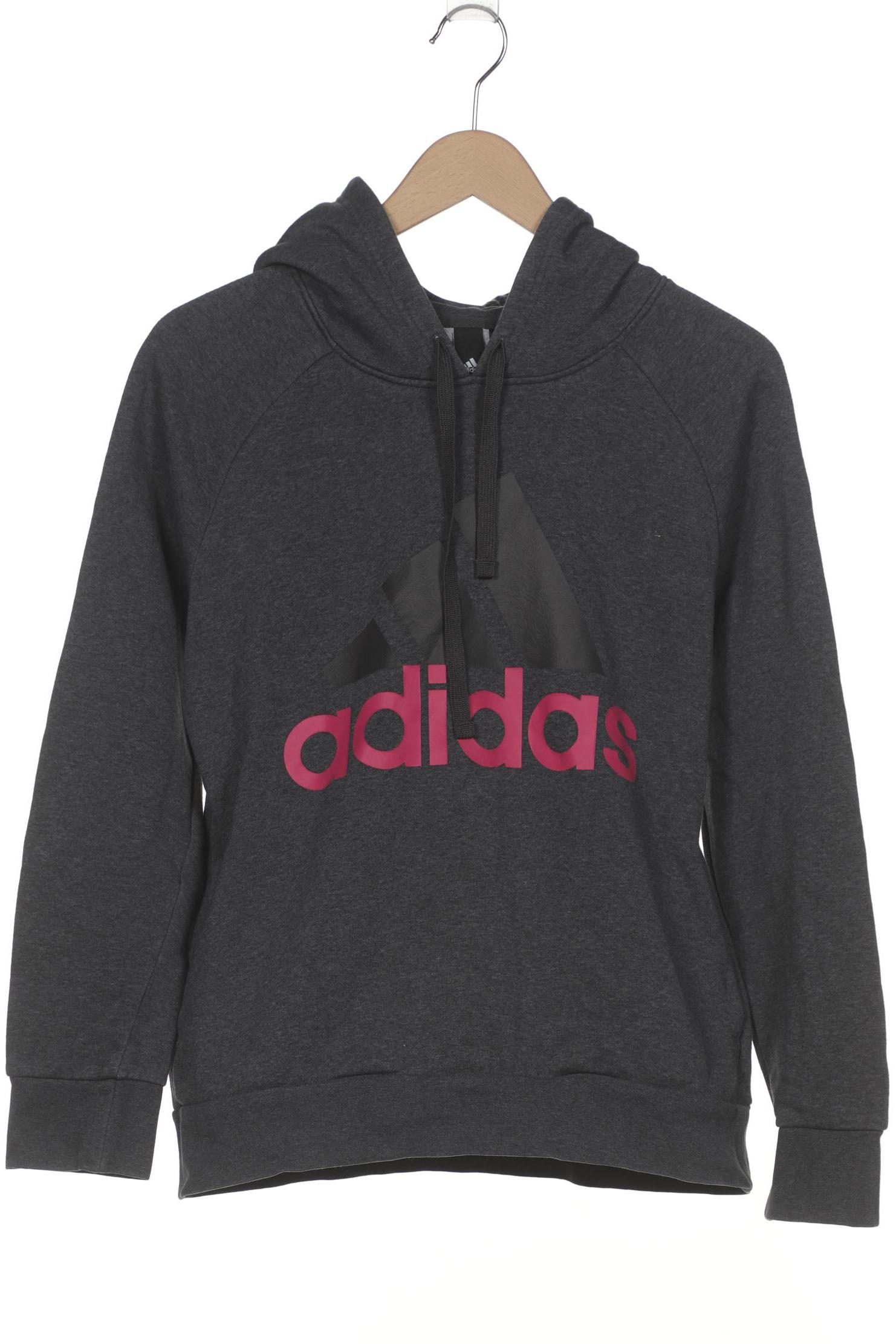 

adidas Damen Kapuzenpullover, grau, Gr. 42