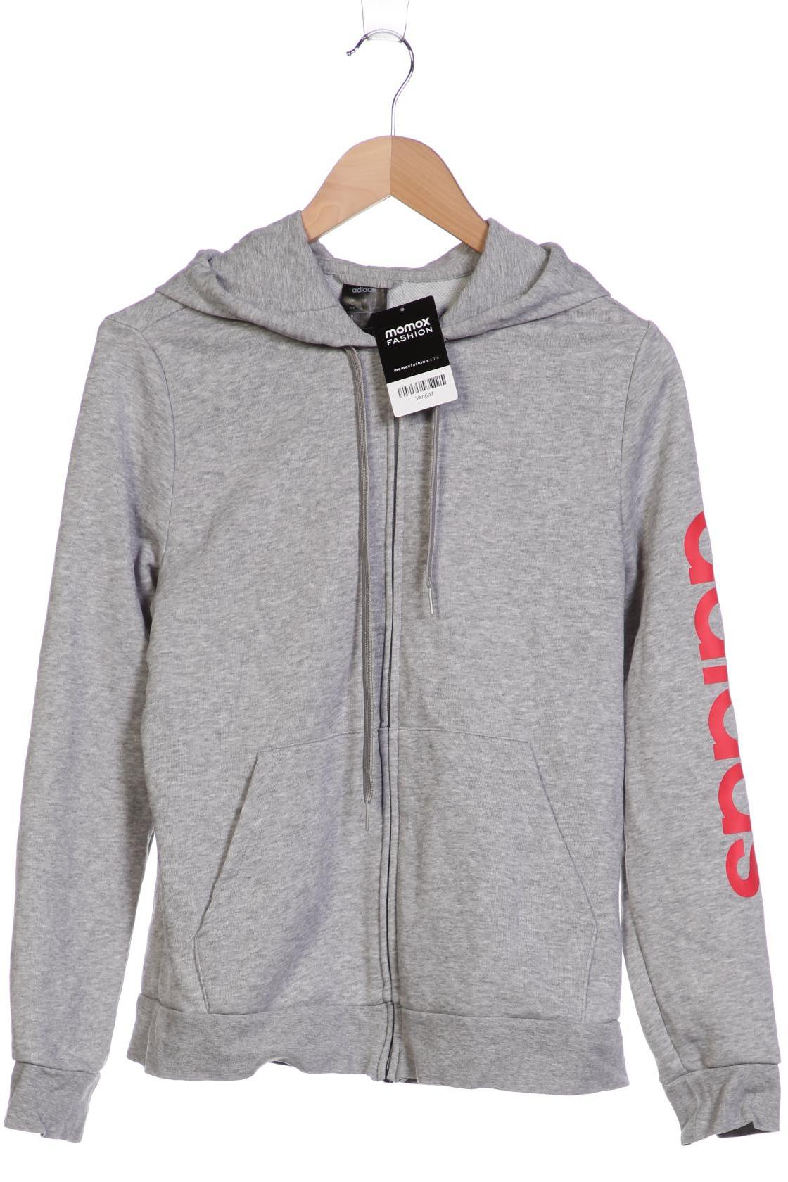 

adidas Damen Kapuzenpullover, grau, Gr. 42