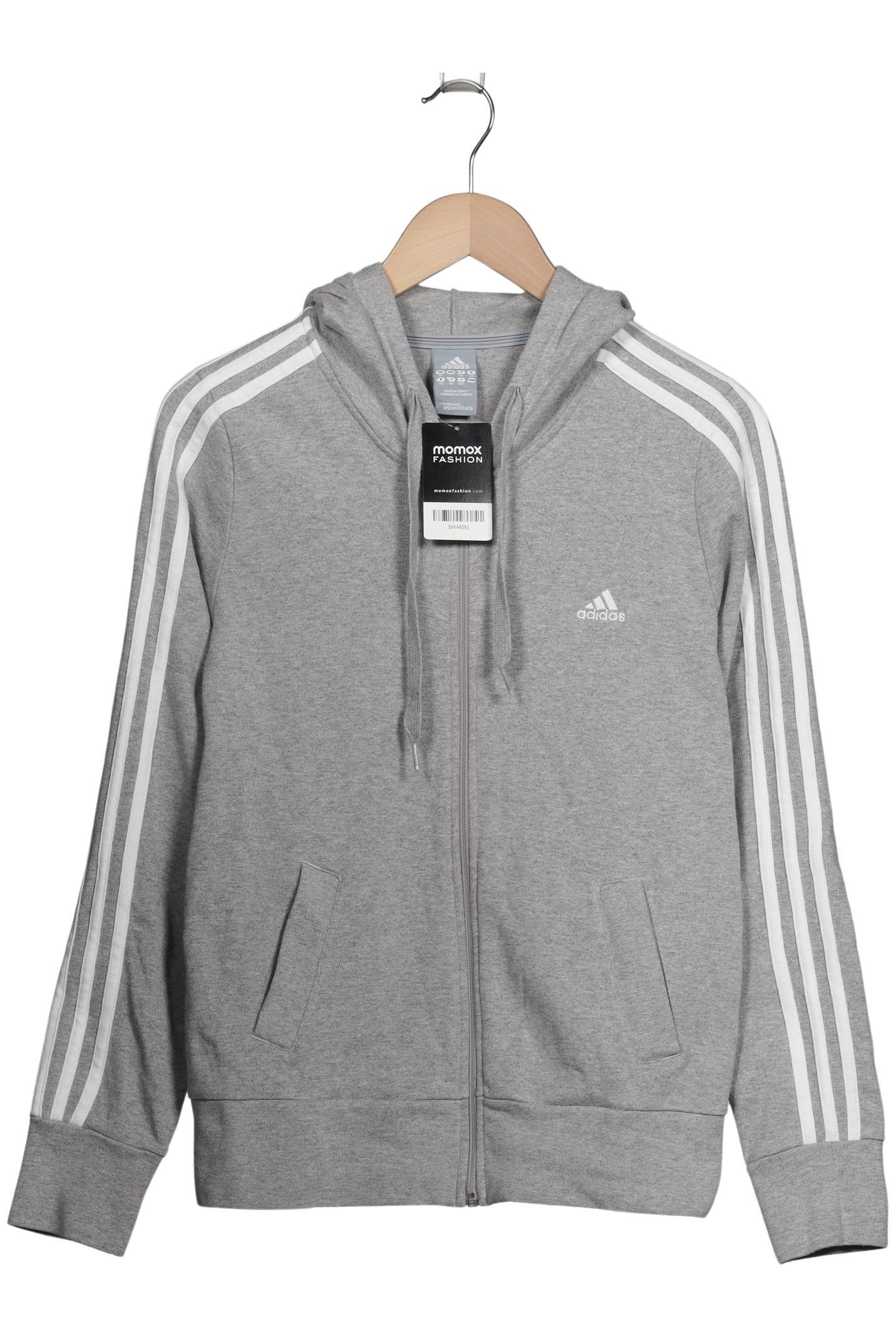 

adidas Damen Kapuzenpullover, grau, Gr. 42