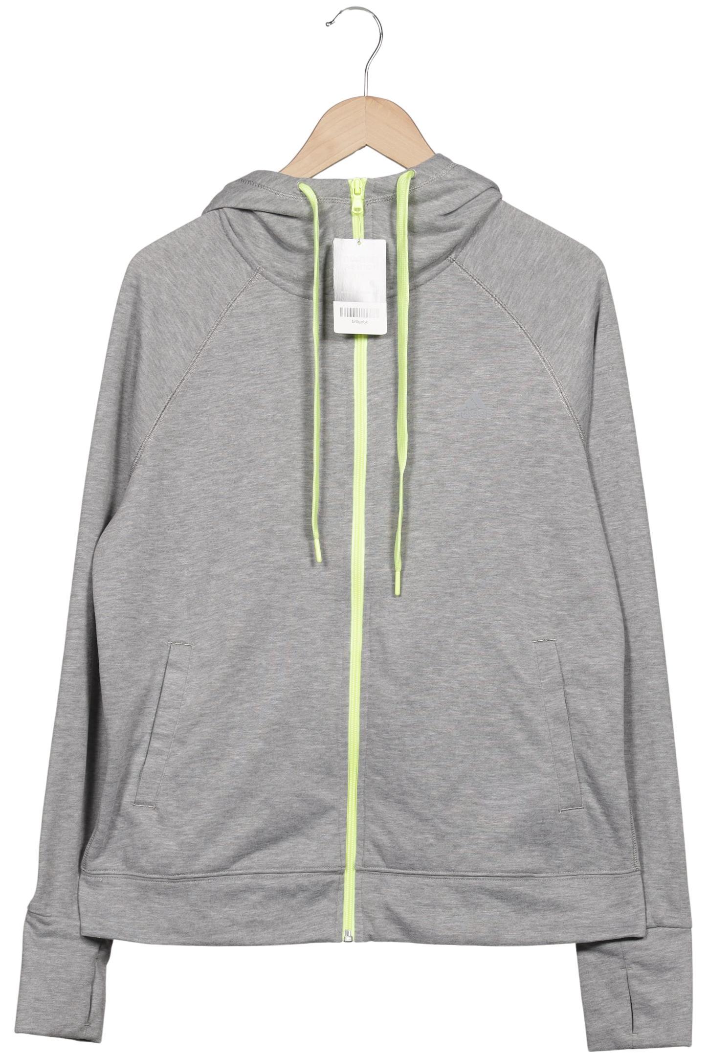 

adidas Damen Kapuzenpullover, grau, Gr. 42