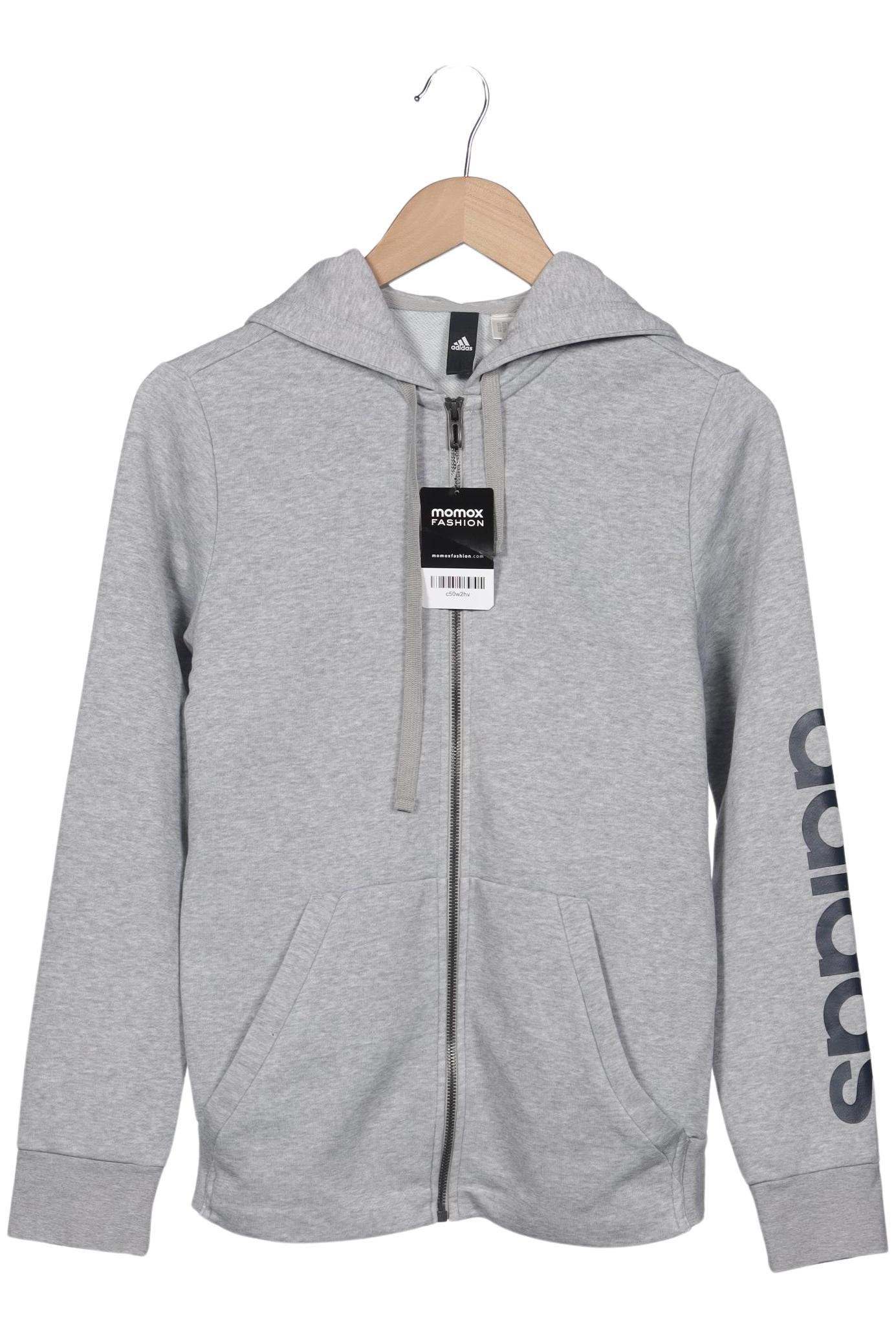 

adidas Damen Kapuzenpullover, grau, Gr. 36