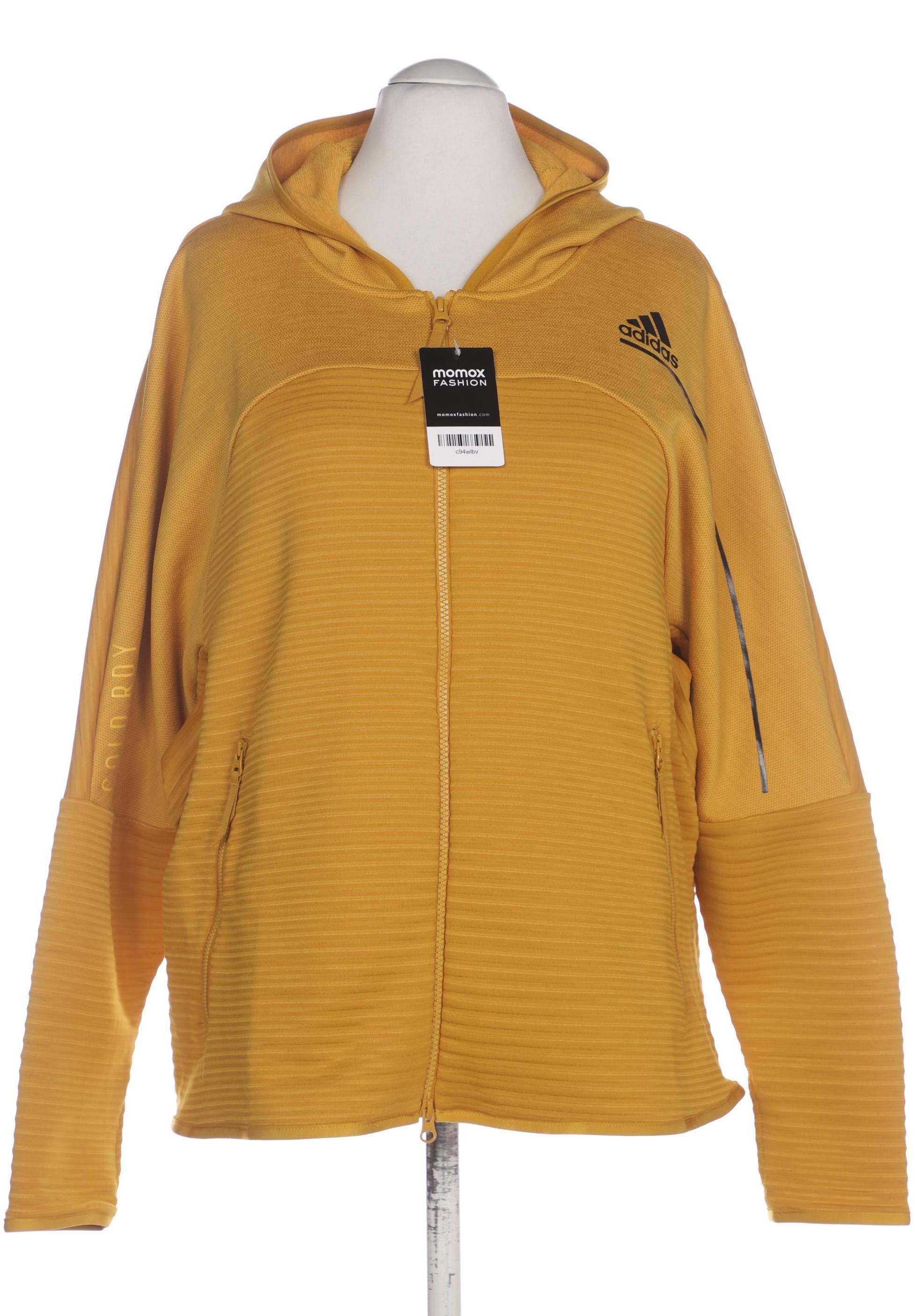 

adidas Damen Kapuzenpullover, gelb, Gr. 54