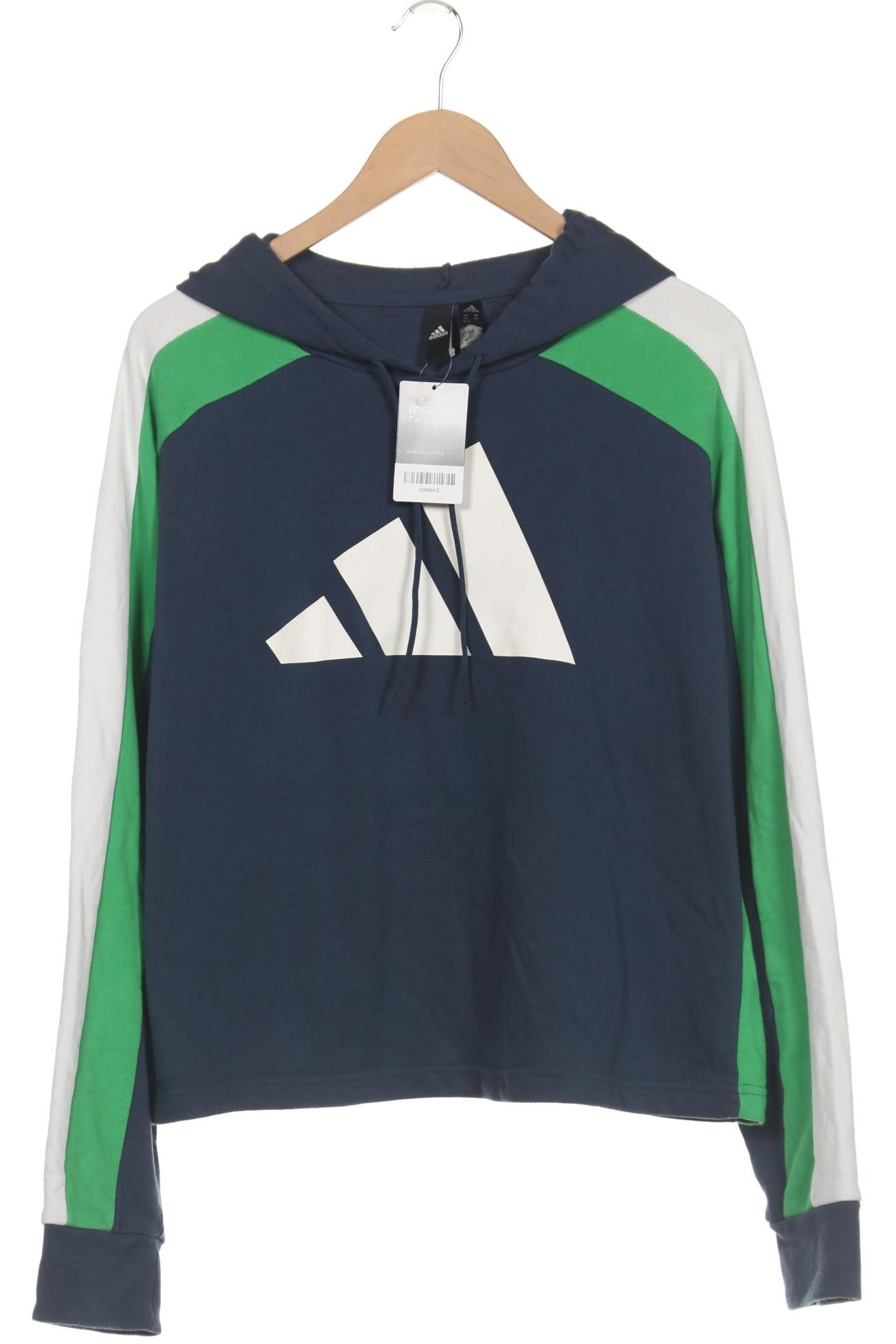 

adidas Damen Kapuzenpullover, marineblau, Gr. 46