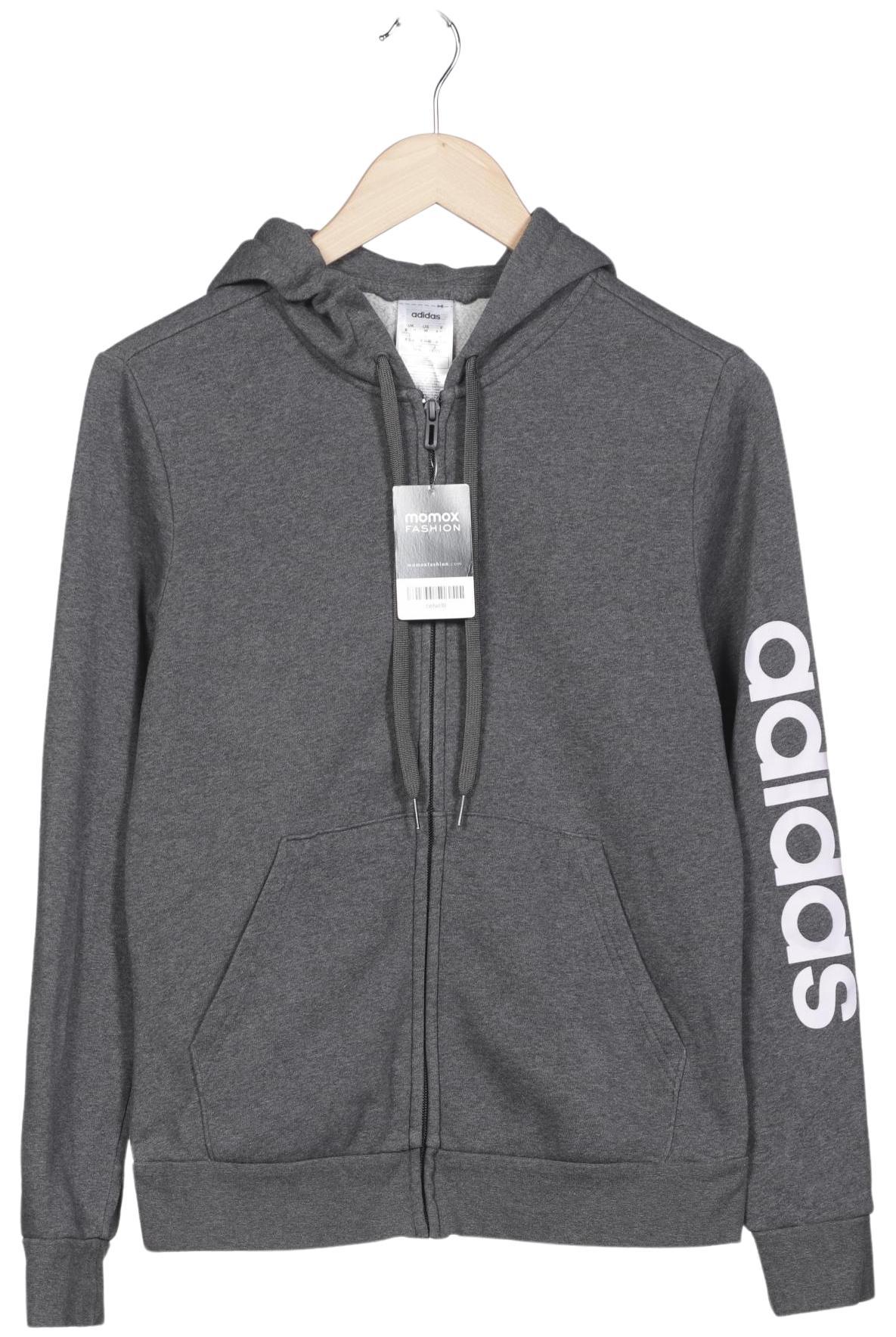 

adidas Damen Kapuzenpullover, grau, Gr. 38