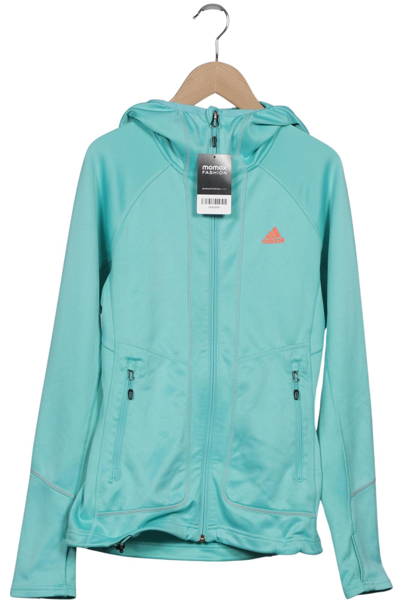

adidas Damen Kapuzenpullover, türkis, Gr. 34