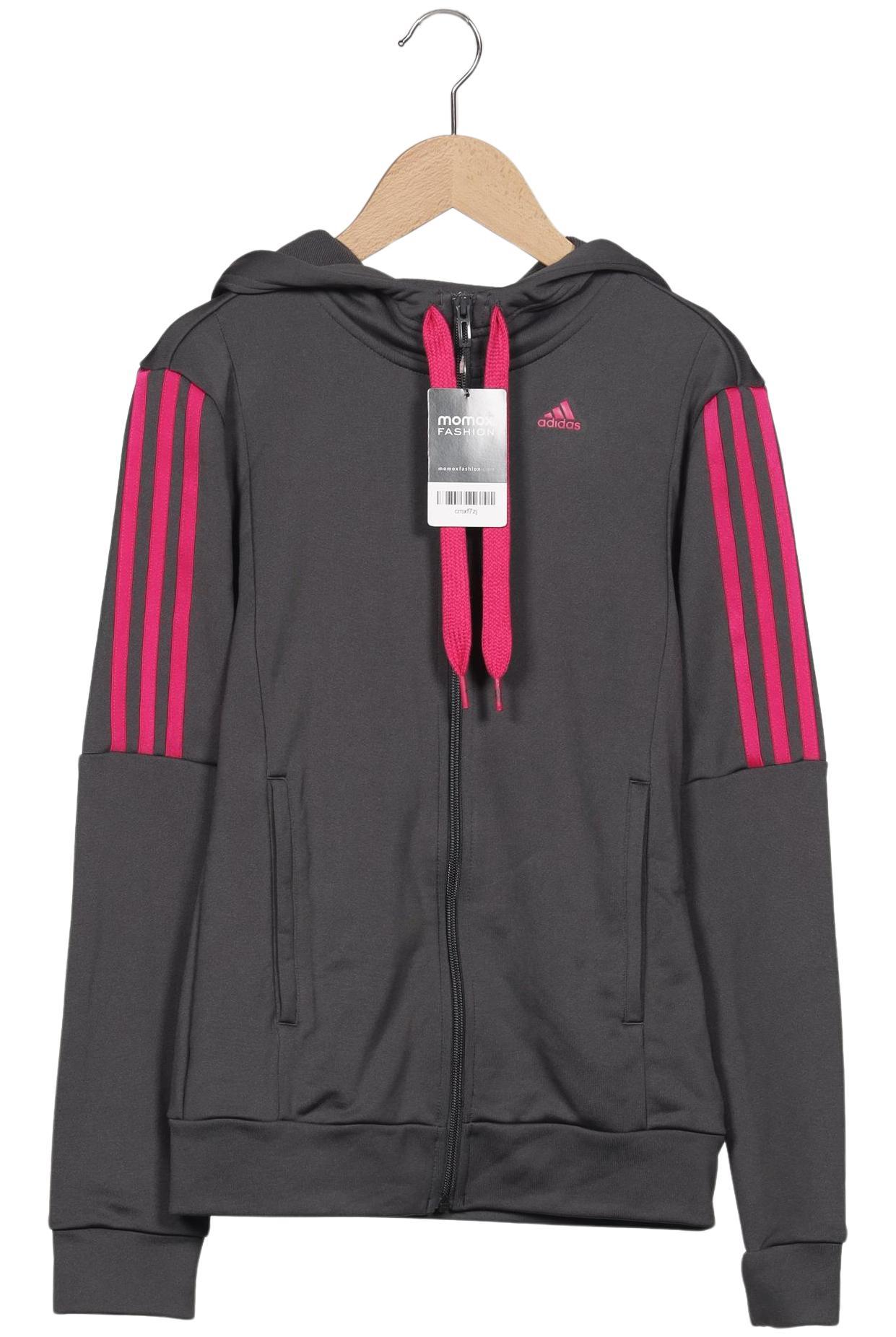 

adidas Damen Kapuzenpullover, grau, Gr. 34