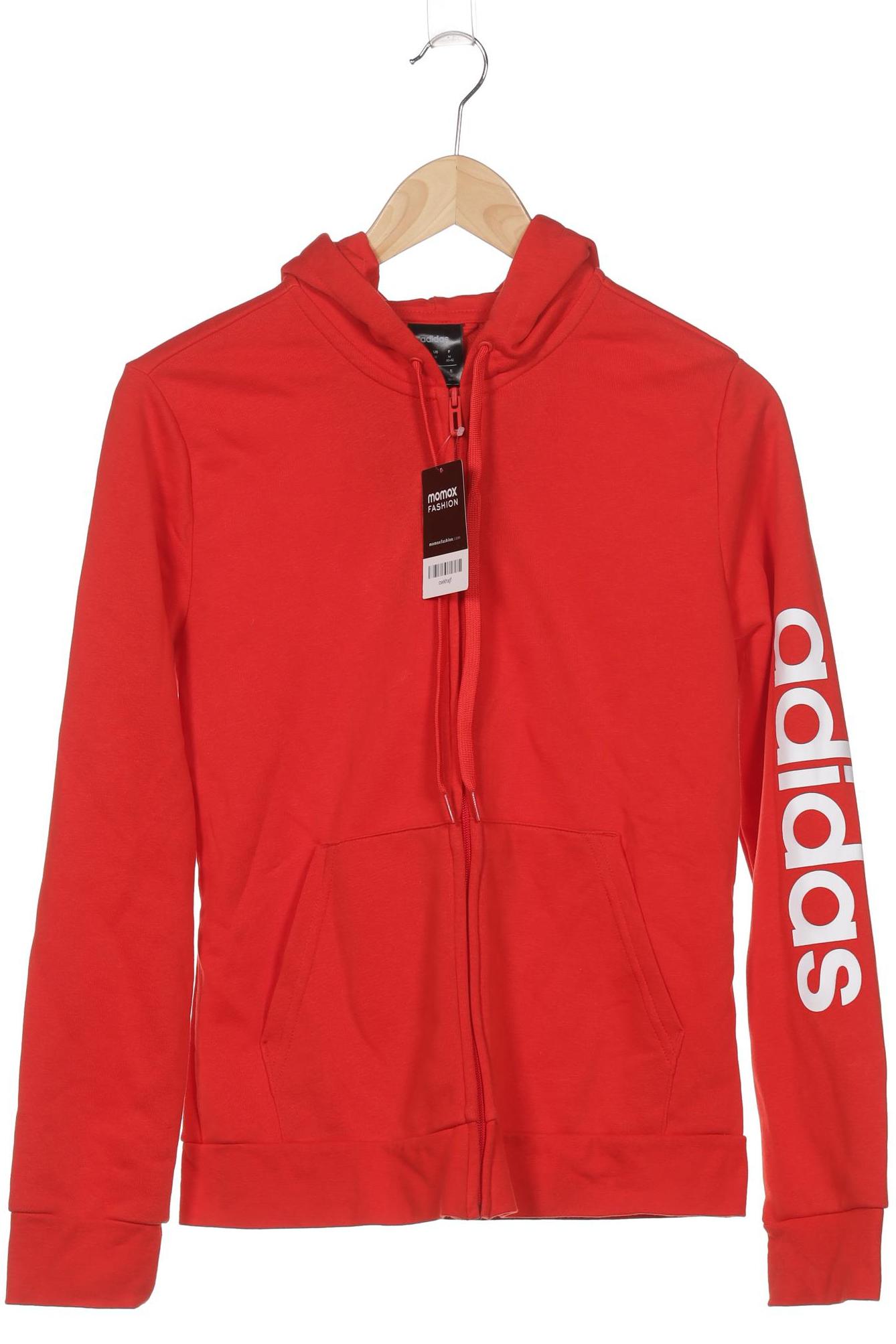 

adidas Damen Kapuzenpullover, rot, Gr. 38