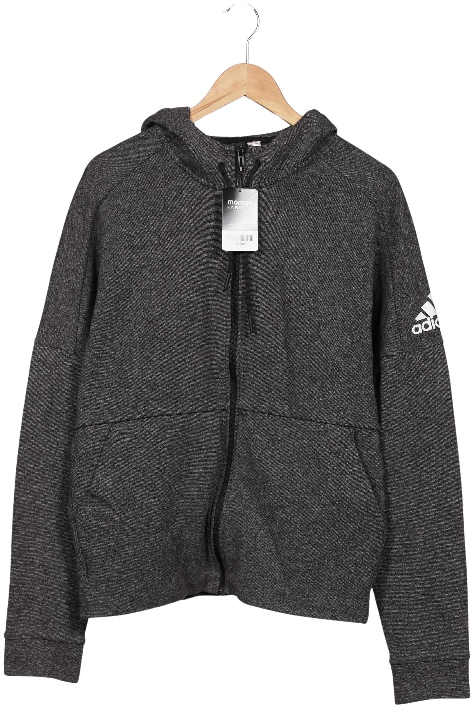 

adidas Damen Kapuzenpullover, grau, Gr. 48