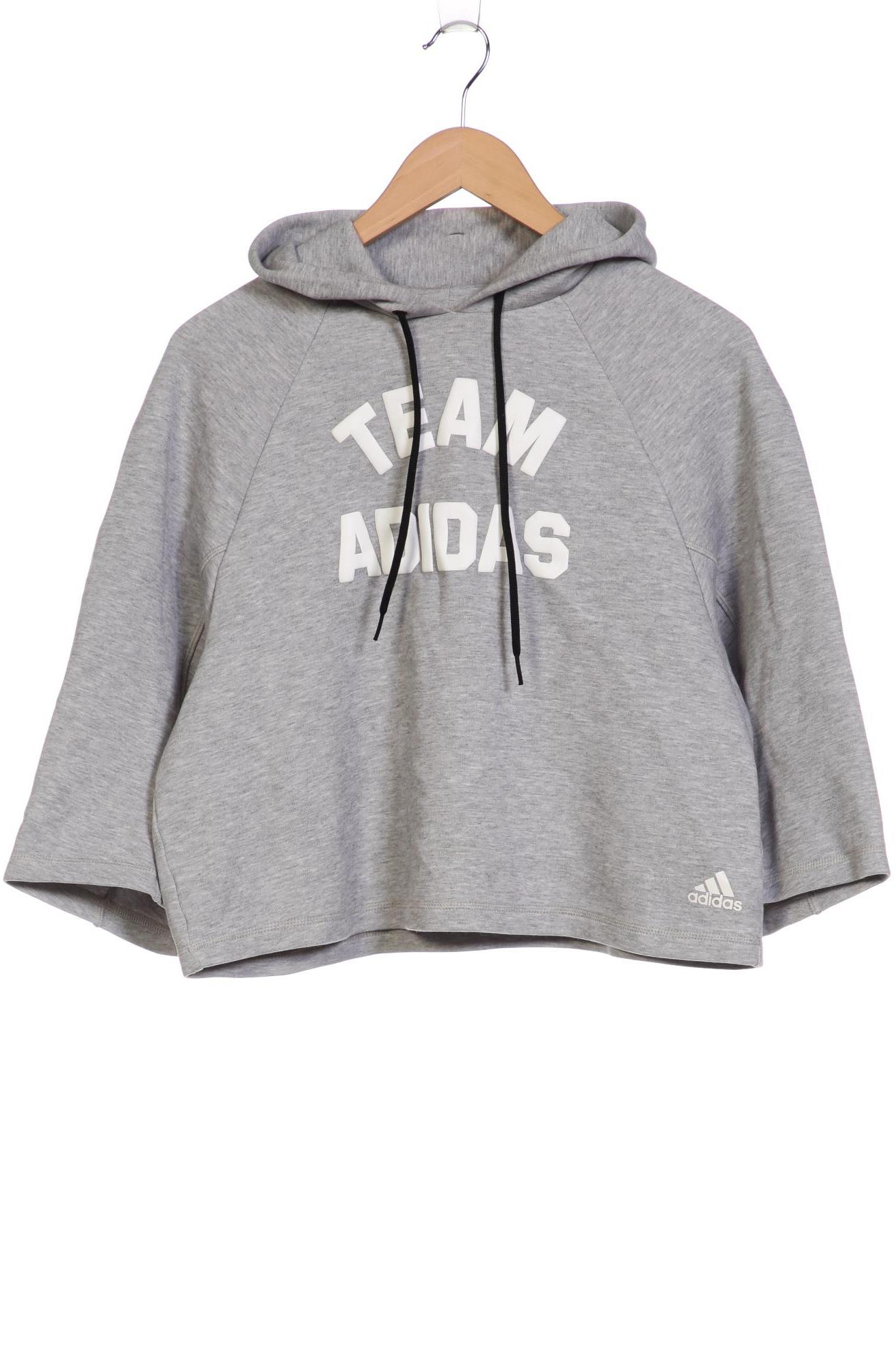 

adidas Damen Kapuzenpullover, grau, Gr. 38