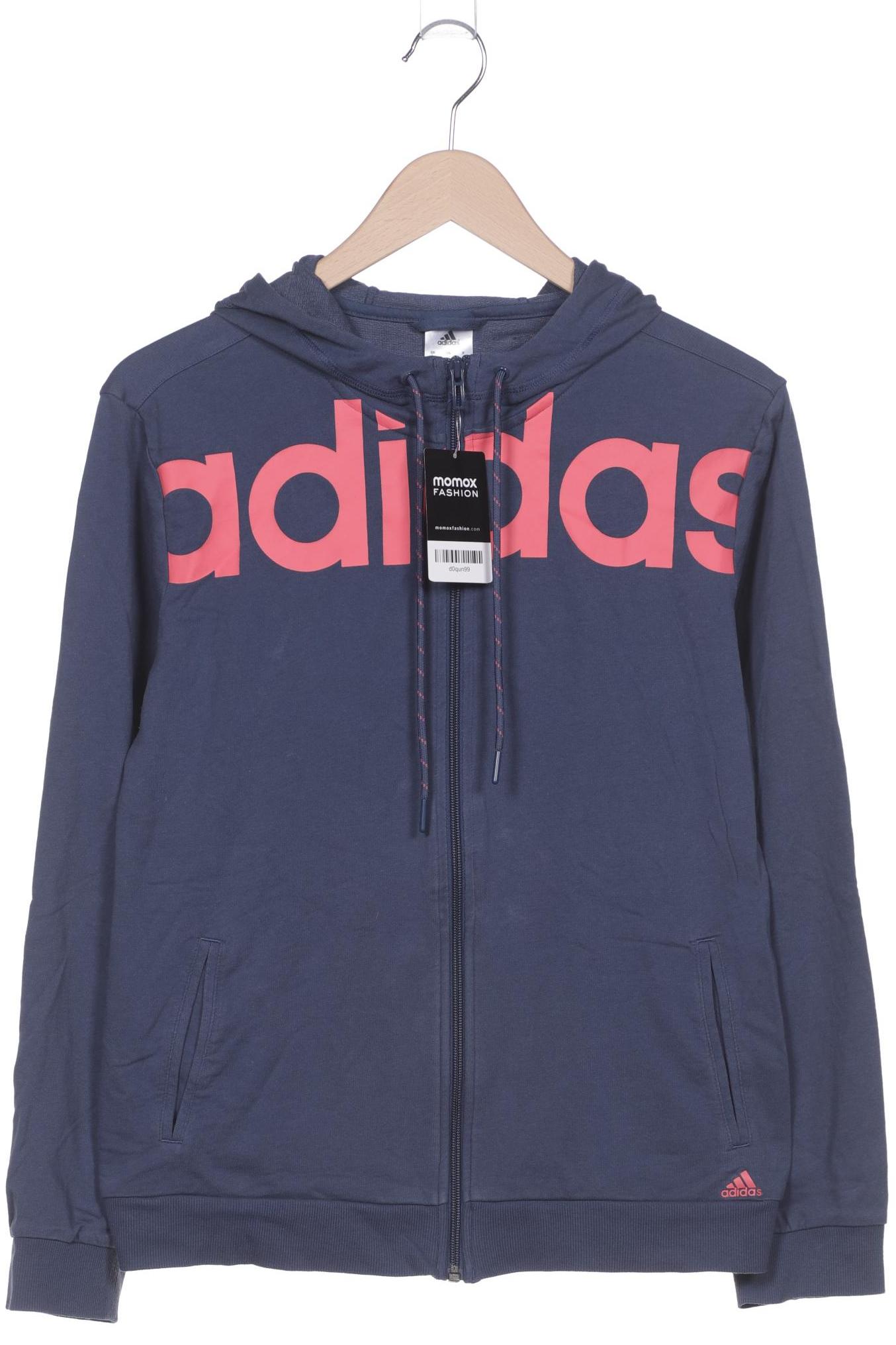 

adidas Damen Kapuzenpullover, blau, Gr. 42