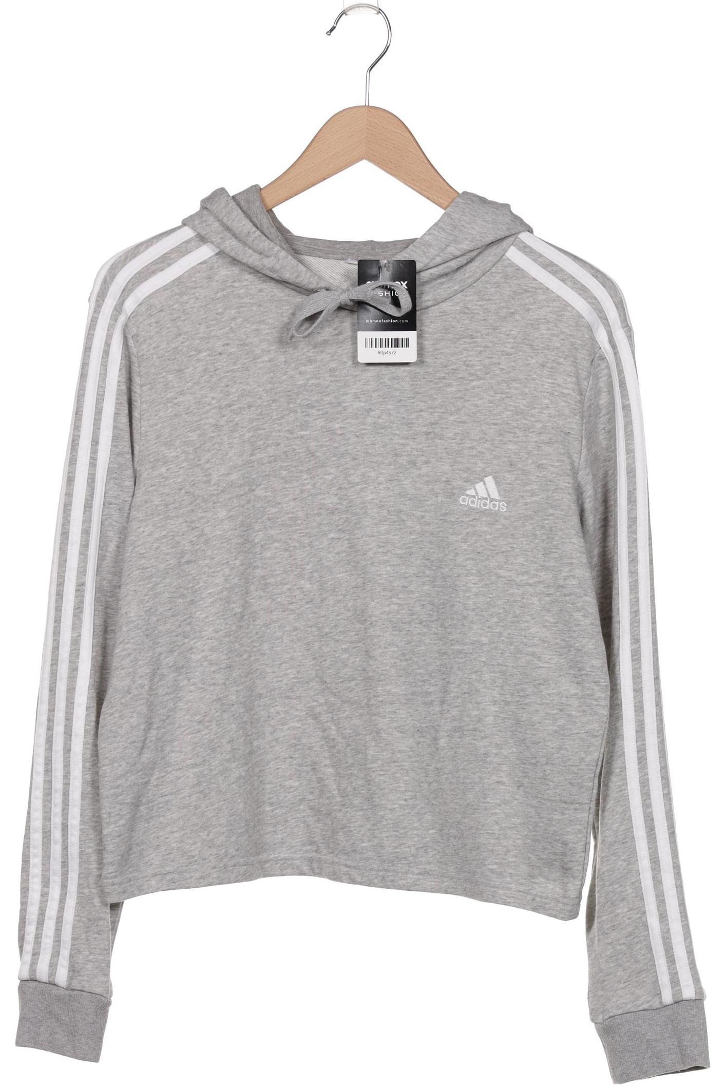 

adidas Damen Kapuzenpullover, grau, Gr. 44