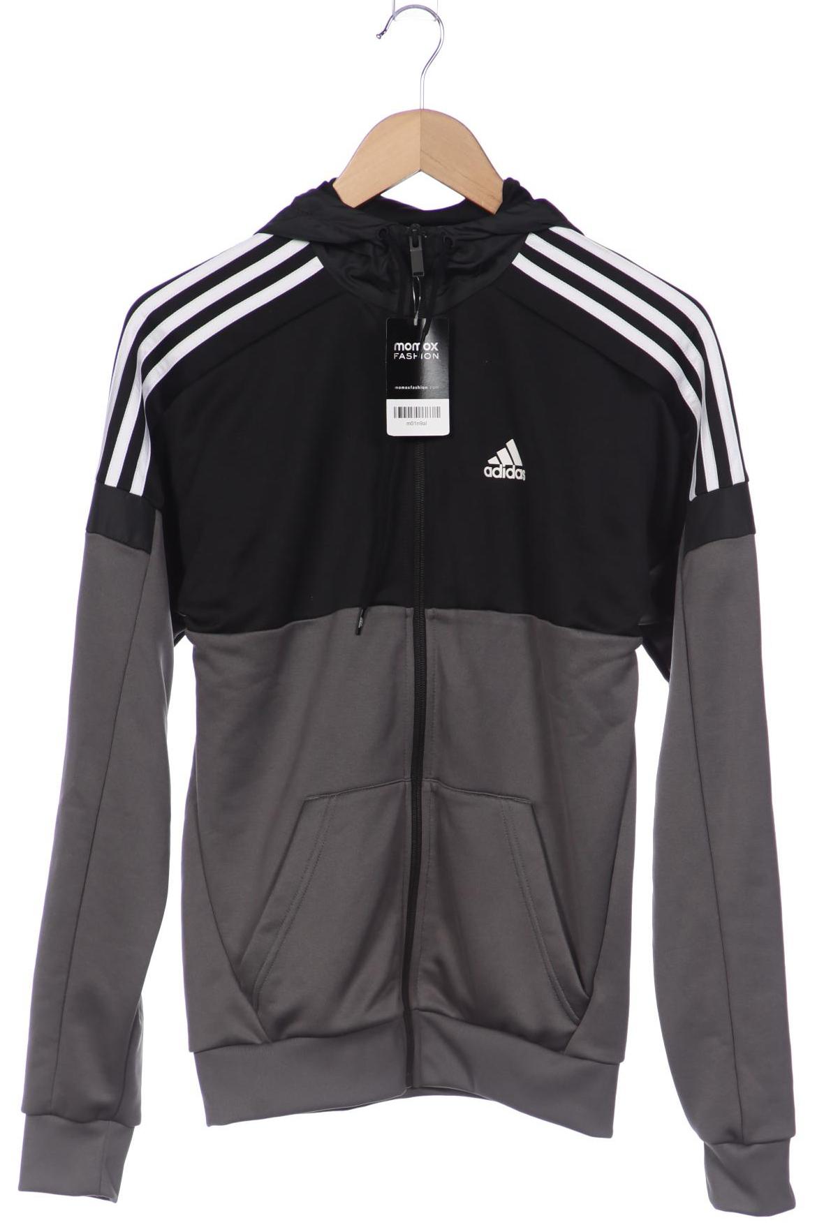 

adidas Damen Kapuzenpullover, grau, Gr. 34