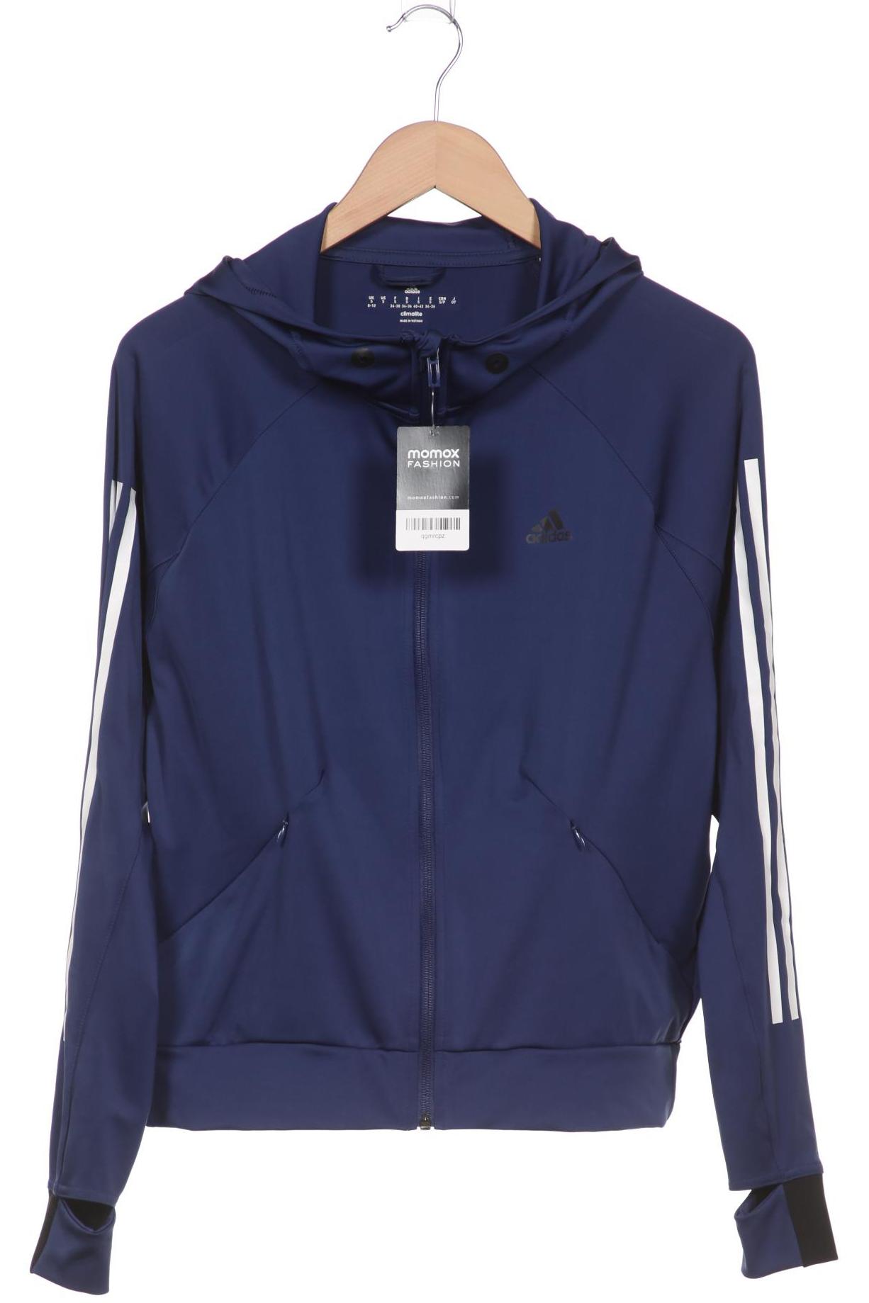 

adidas Damen Kapuzenpullover, blau, Gr. 36