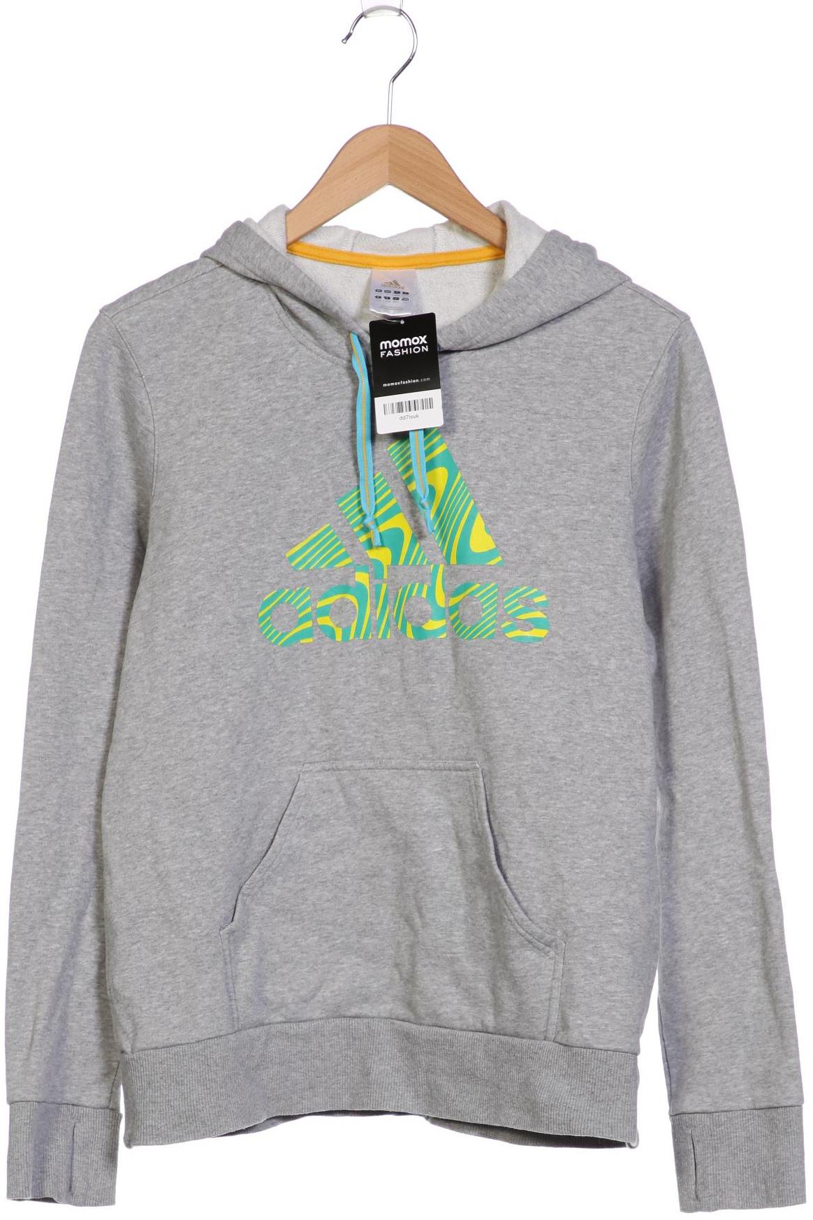 

adidas Damen Kapuzenpullover, grau, Gr. 42