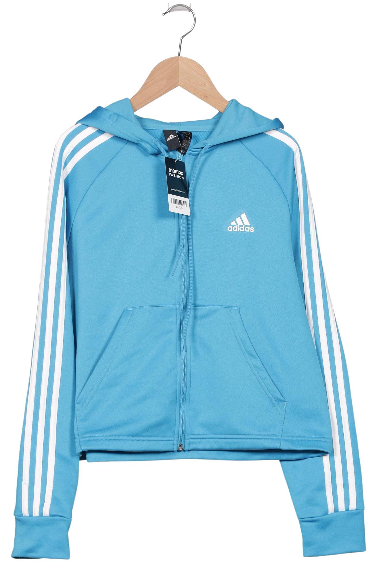 

adidas Damen Kapuzenpullover, blau, Gr. 38