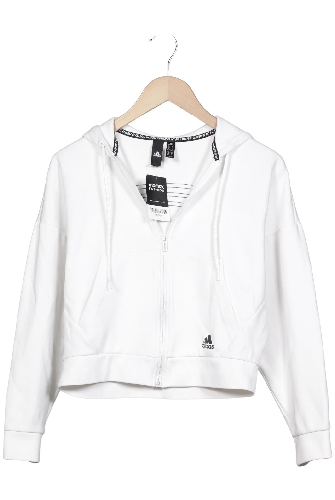 

adidas Damen Kapuzenpullover, weiß, Gr. 34