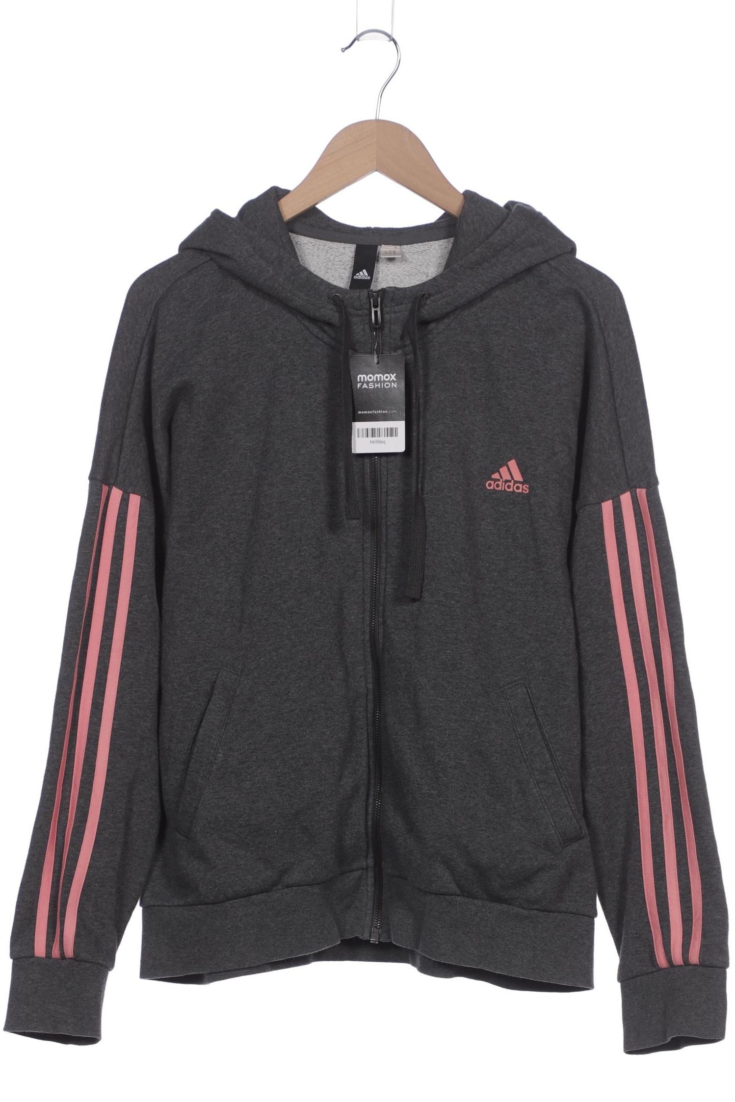 

adidas Damen Kapuzenpullover, grau, Gr. 48