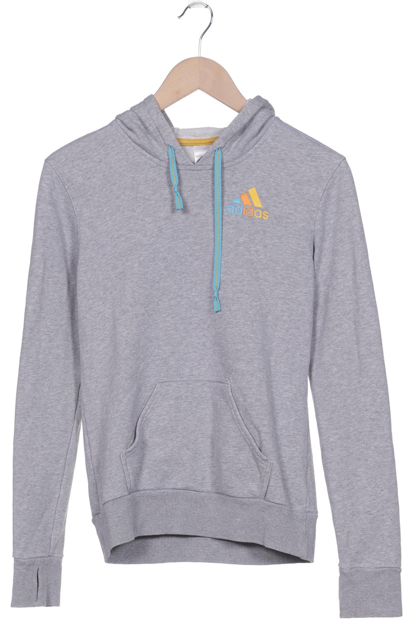 

adidas Damen Kapuzenpullover, grau, Gr. 34