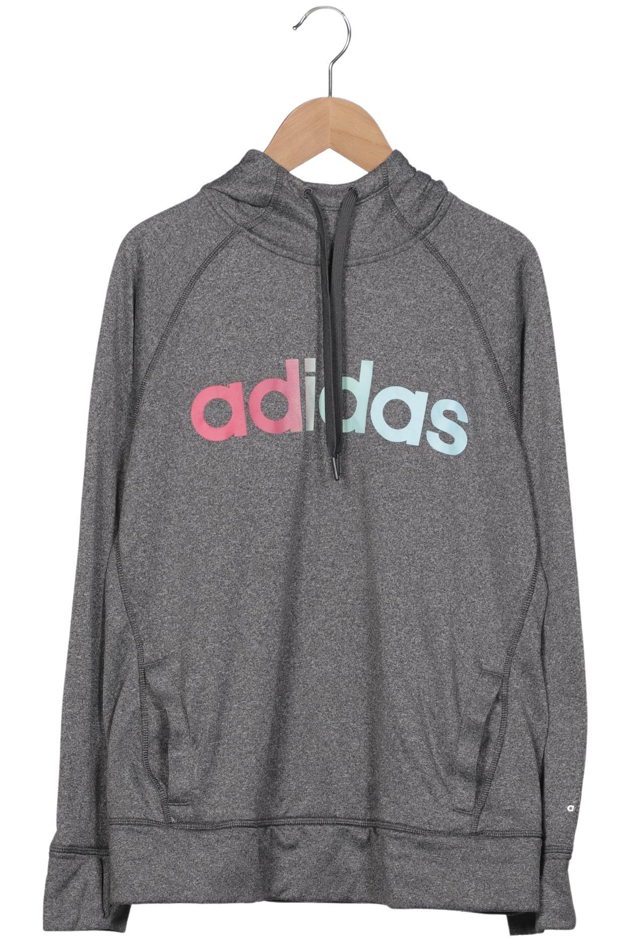 

adidas Damen Kapuzenpullover, grau, Gr. 38
