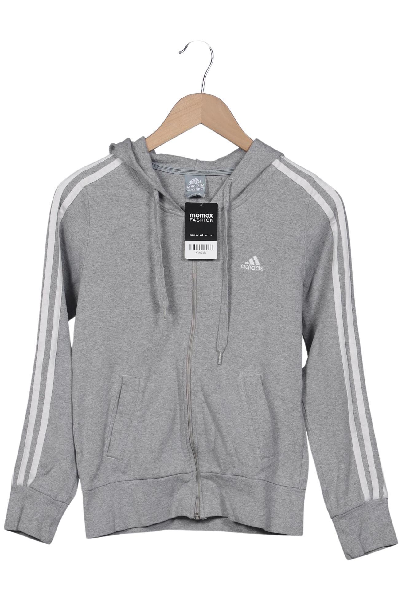 

adidas Damen Kapuzenpullover, grau, Gr. 36