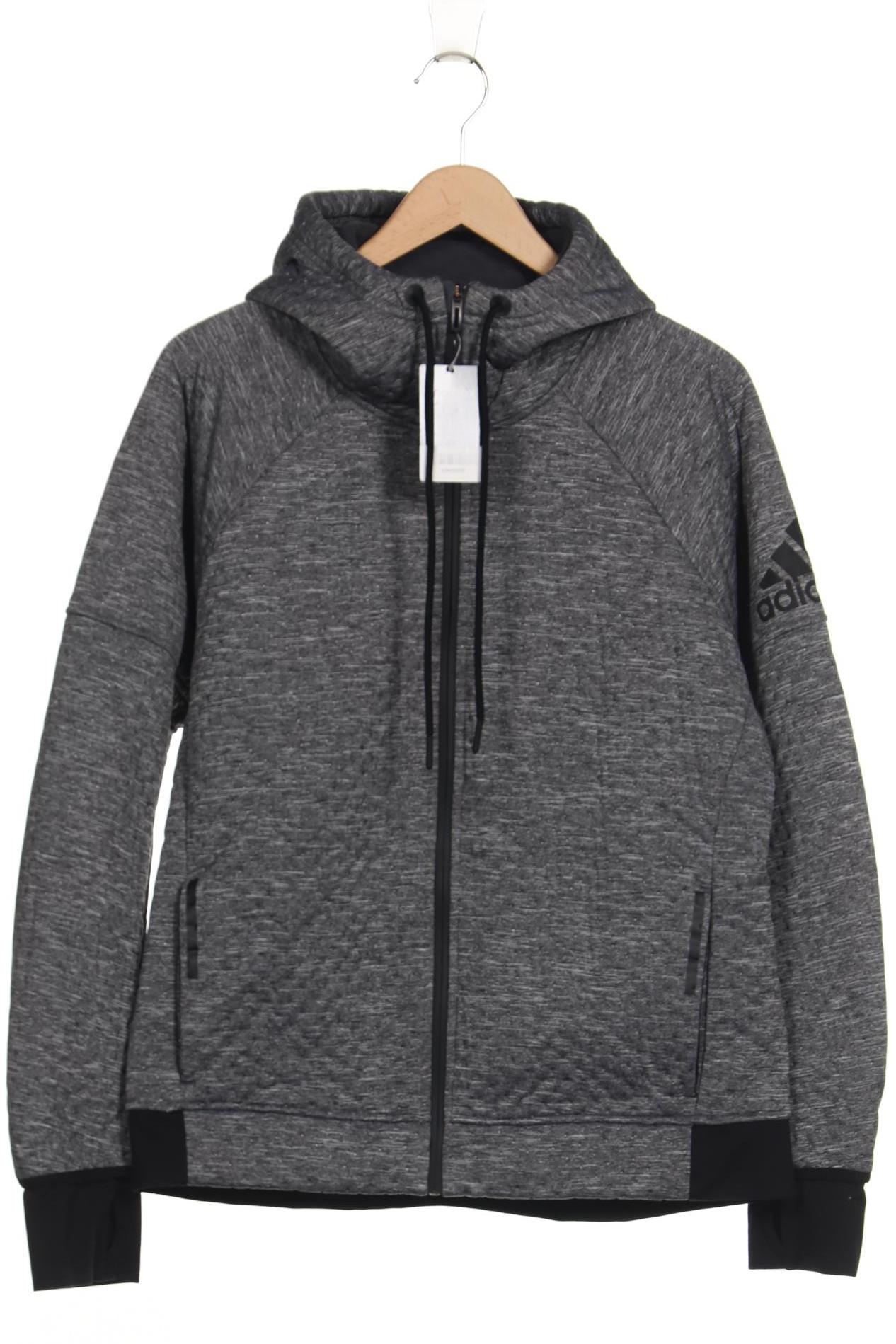 

adidas Damen Kapuzenpullover, grau, Gr. 44