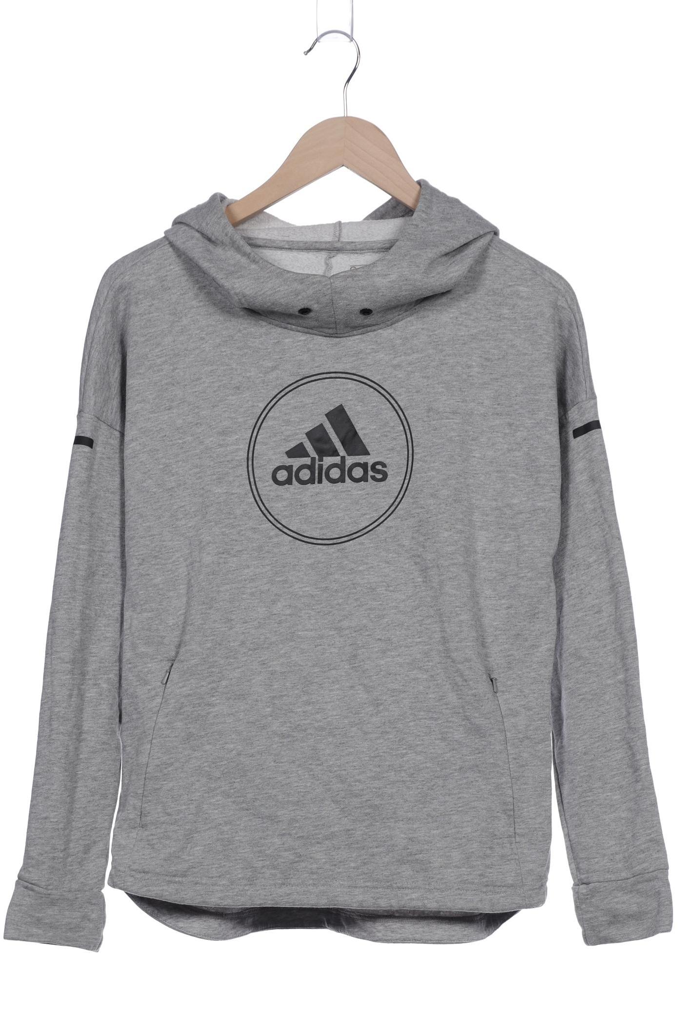 

adidas Damen Kapuzenpullover, grau, Gr. 36
