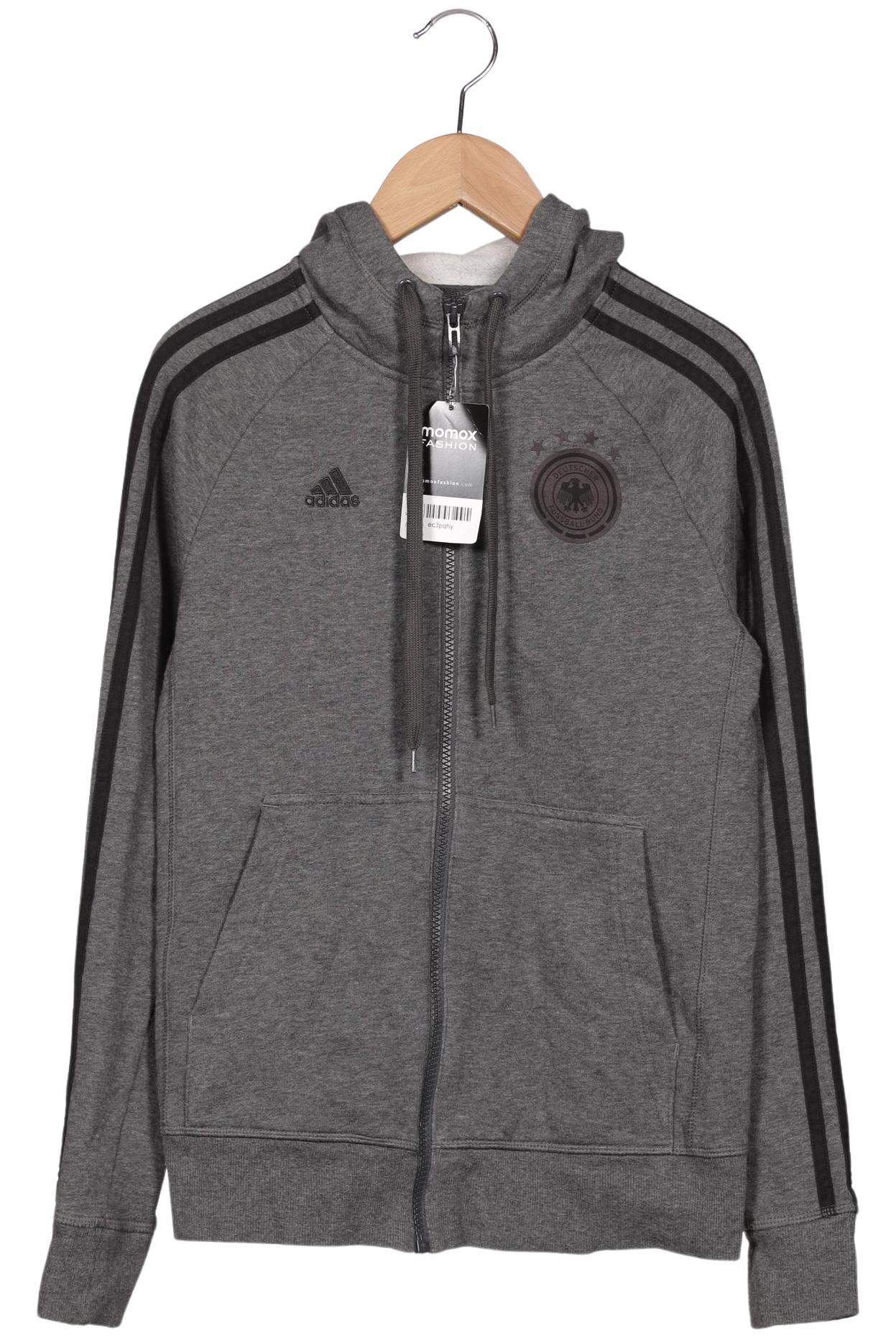 

adidas Damen Kapuzenpullover, grau, Gr. 34
