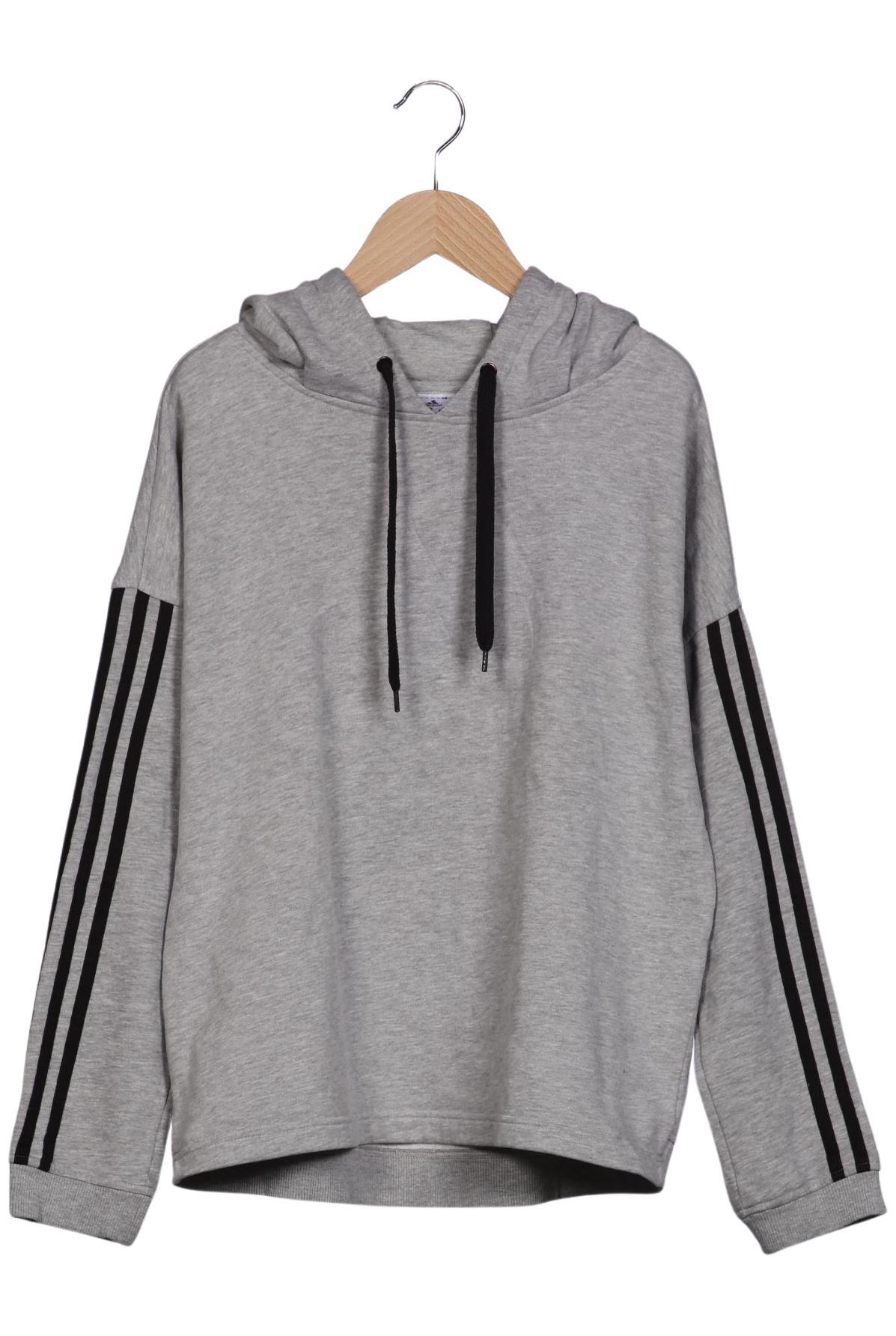 

adidas Damen Kapuzenpullover, grau, Gr. 38