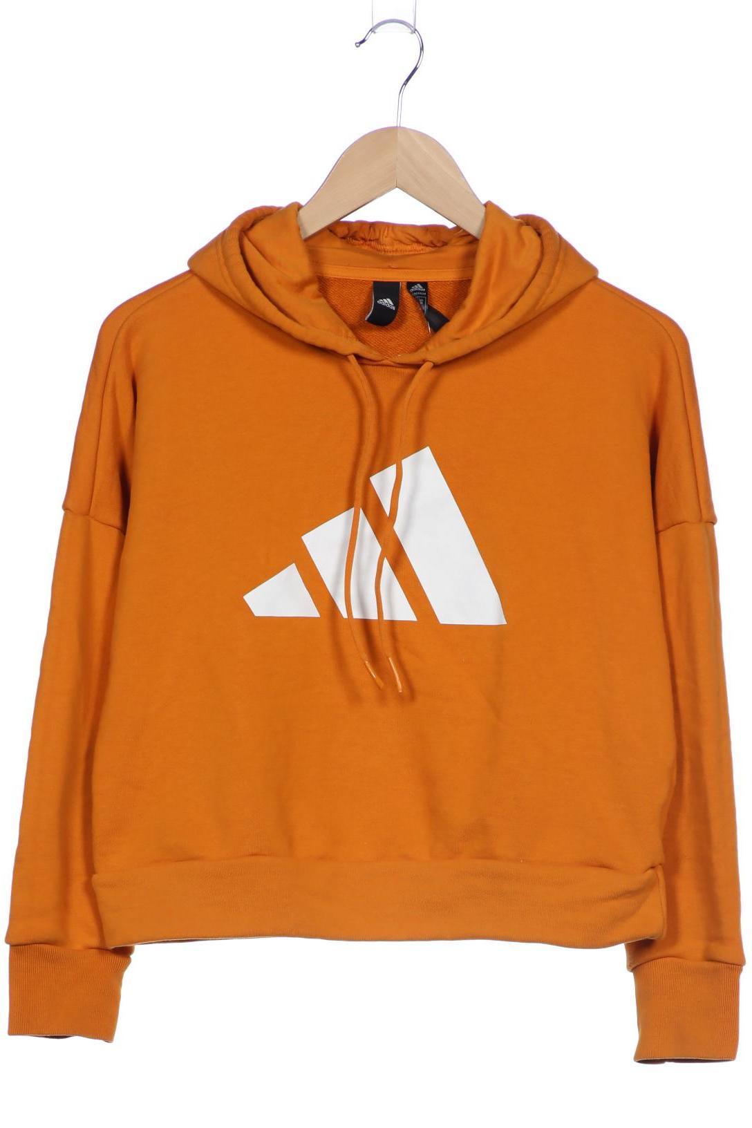 

adidas Damen Kapuzenpullover, orange, Gr. 34
