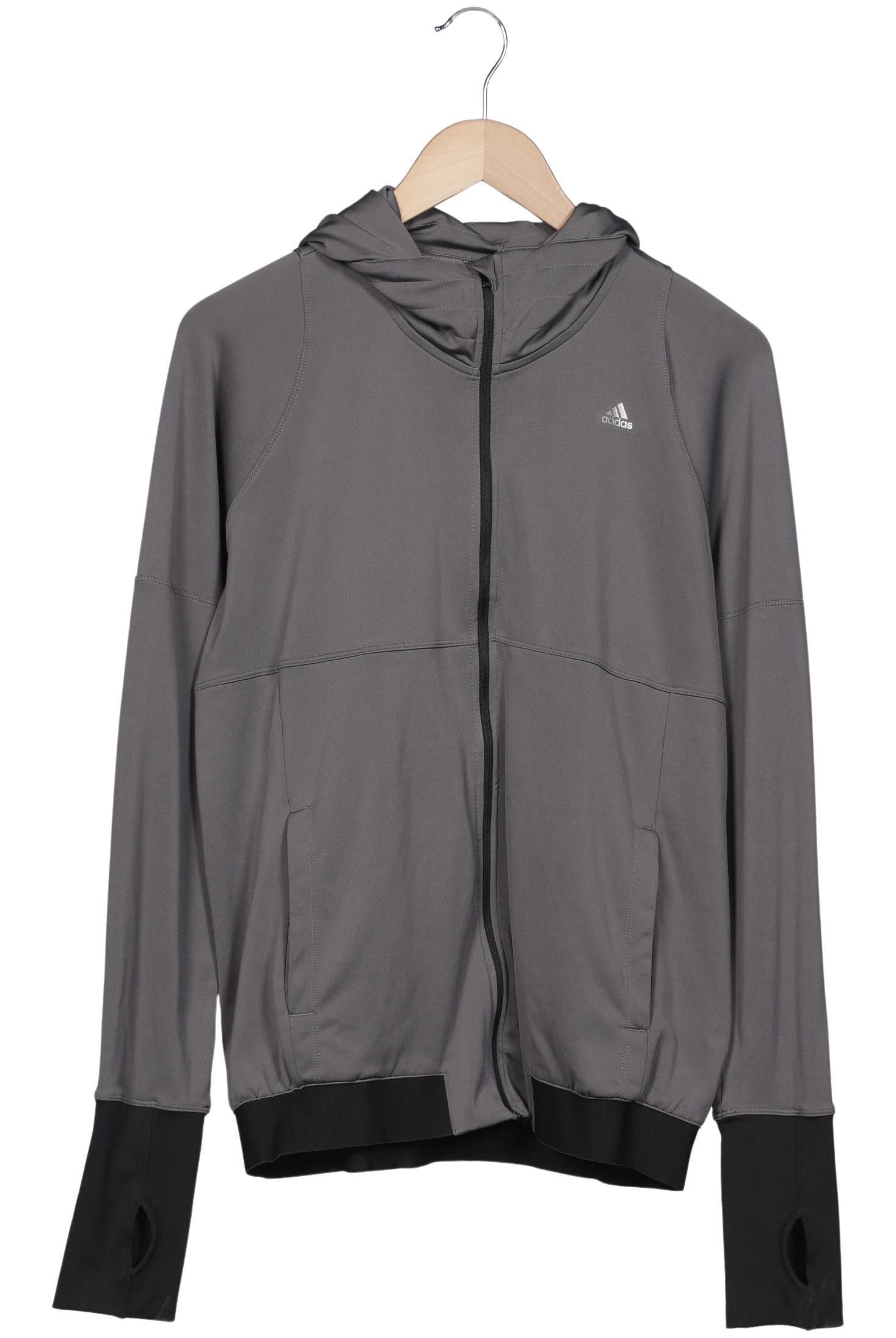 

adidas Damen Kapuzenpullover, grau, Gr. 42