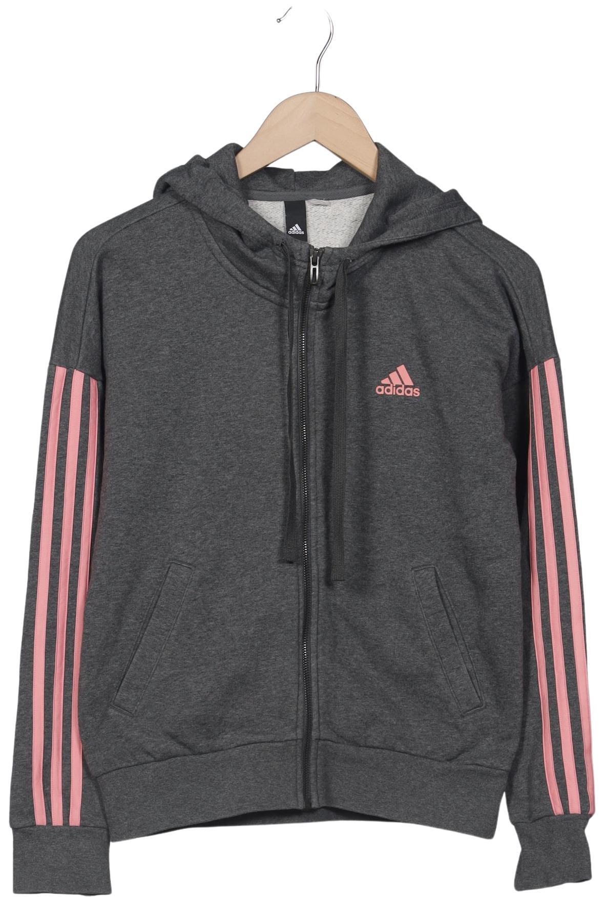 

adidas Damen Kapuzenpullover, grau, Gr. 38