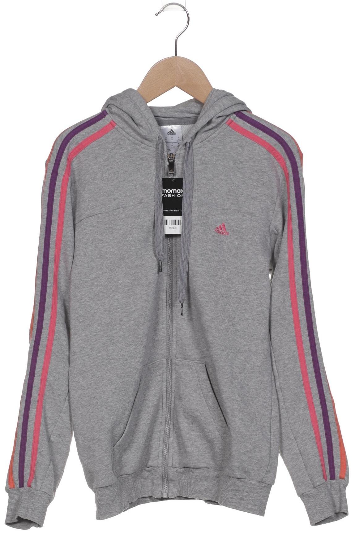 

adidas Damen Kapuzenpullover, grau, Gr. 34