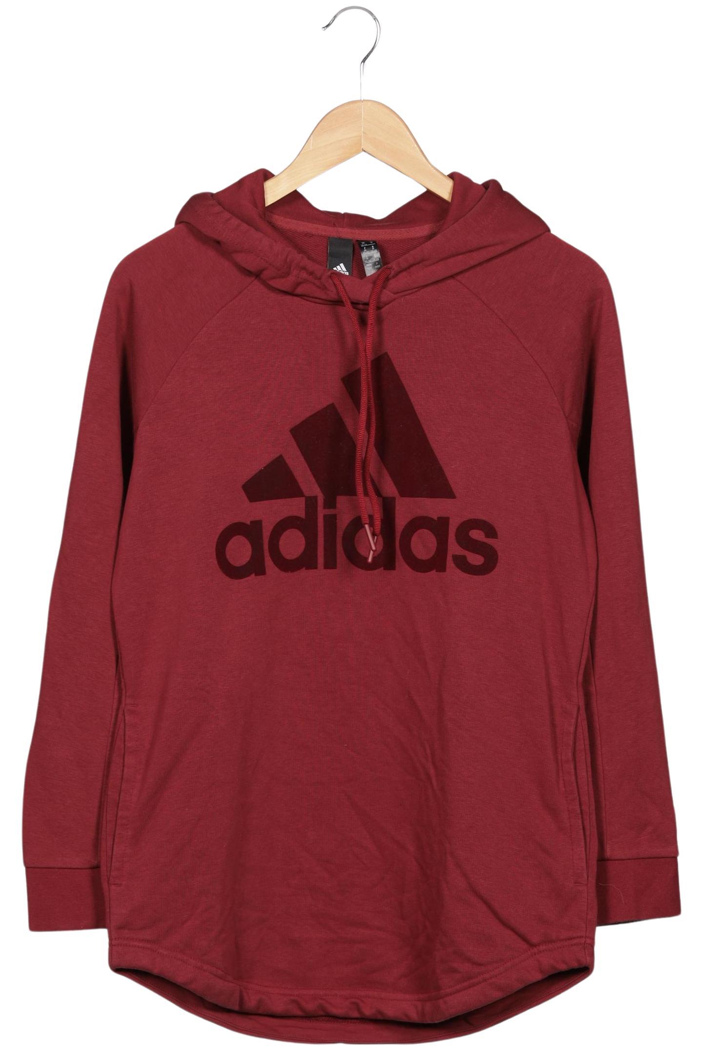 

adidas Damen Kapuzenpullover, rot, Gr. 38