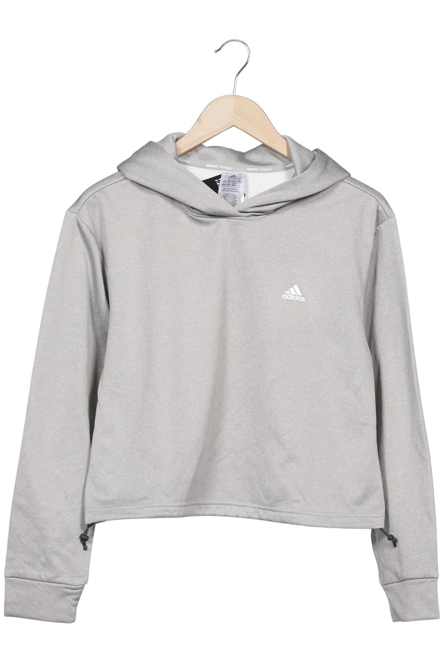 

adidas Damen Kapuzenpullover, grau, Gr. 38