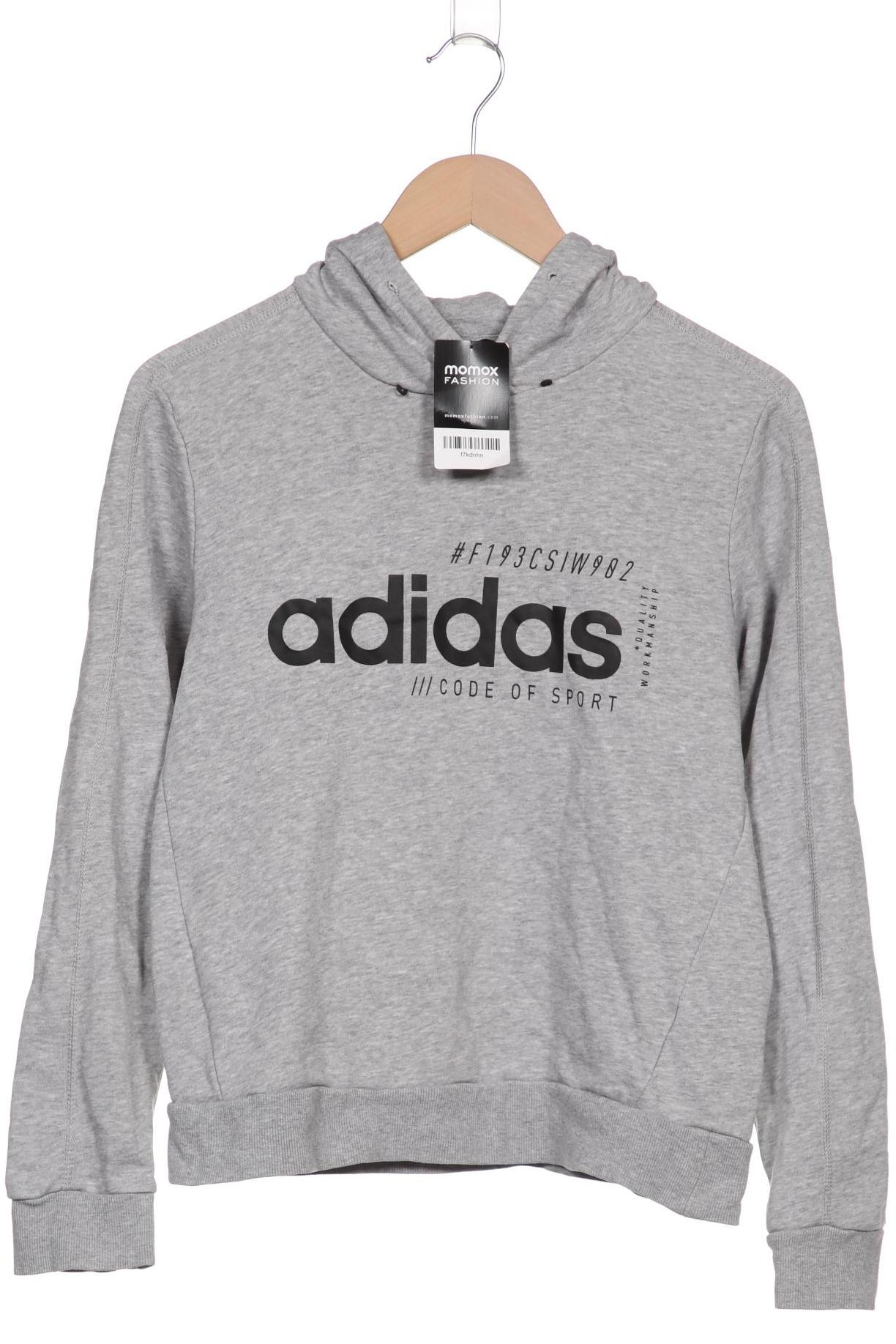 

adidas Damen Kapuzenpullover, grau, Gr. 38