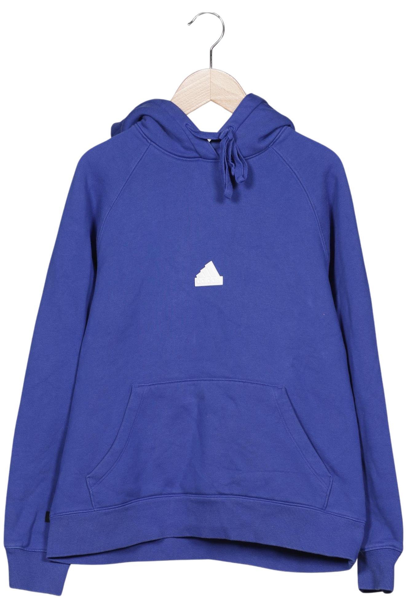 

adidas Damen Kapuzenpullover, blau, Gr. 38